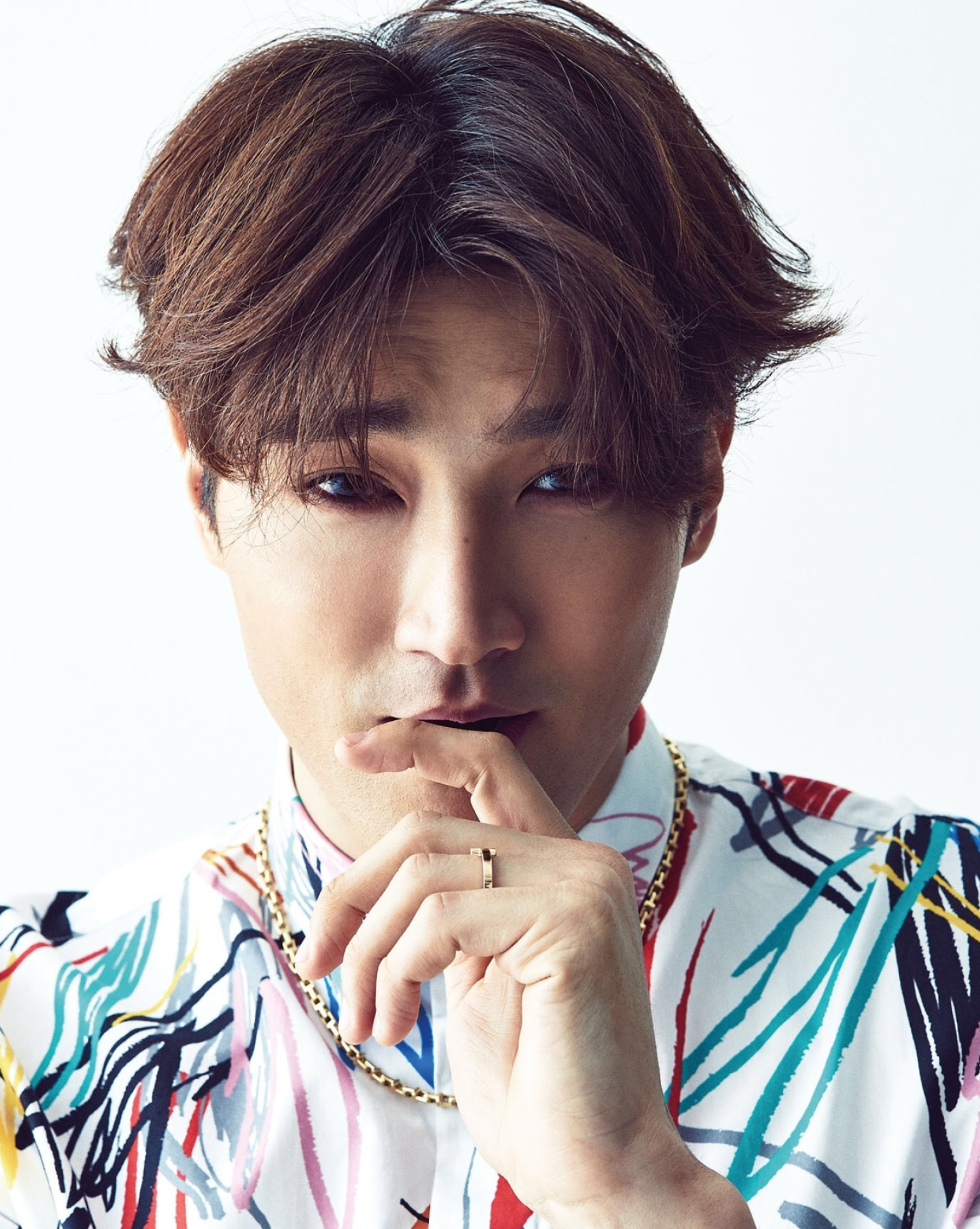 Korean idol, Magazine feature, Handsome photoshoot, Charismatic poses, 1700x2140 HD Phone