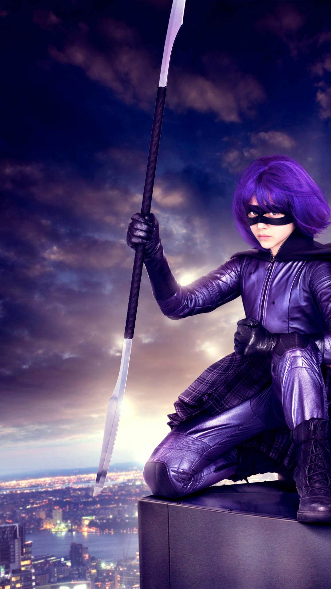 Hit-Girl movies, Hit Girl in Kick Ass wallpaper, 1080x1920 Full HD Phone
