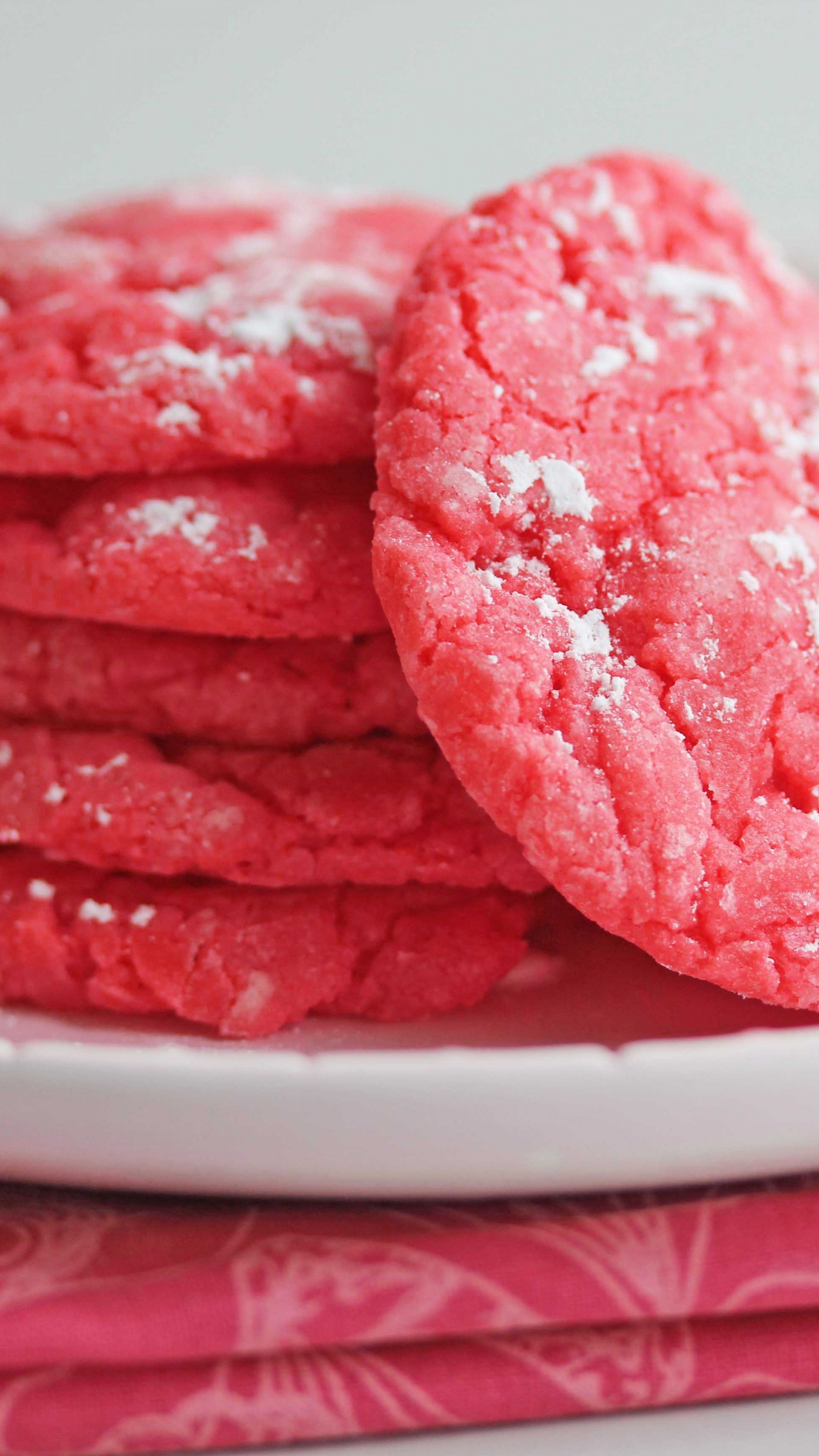 Wallpaper cookies, Pink food, 2160x3840 4K Phone