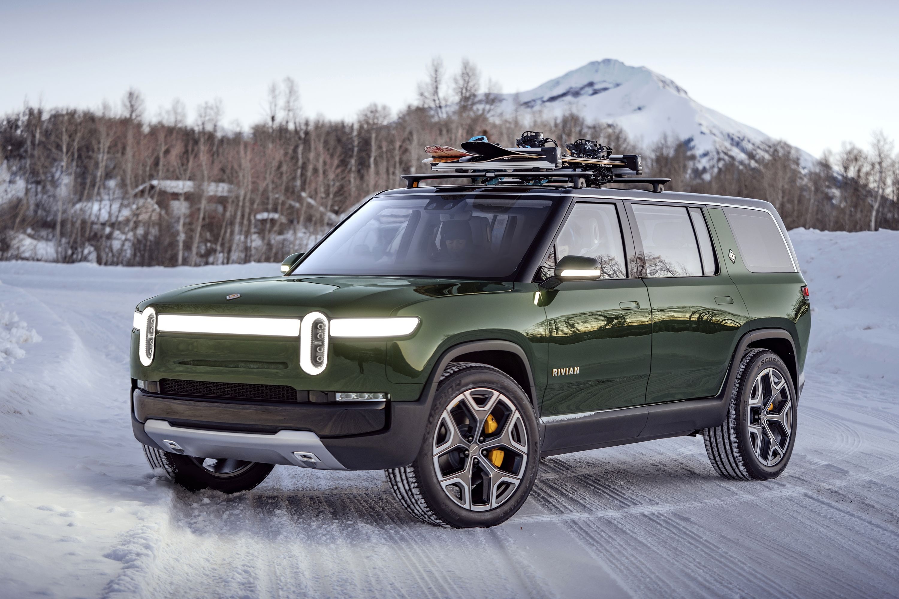 Winter, Rivian Automotive Wallpaper, 3000x2000 HD Desktop