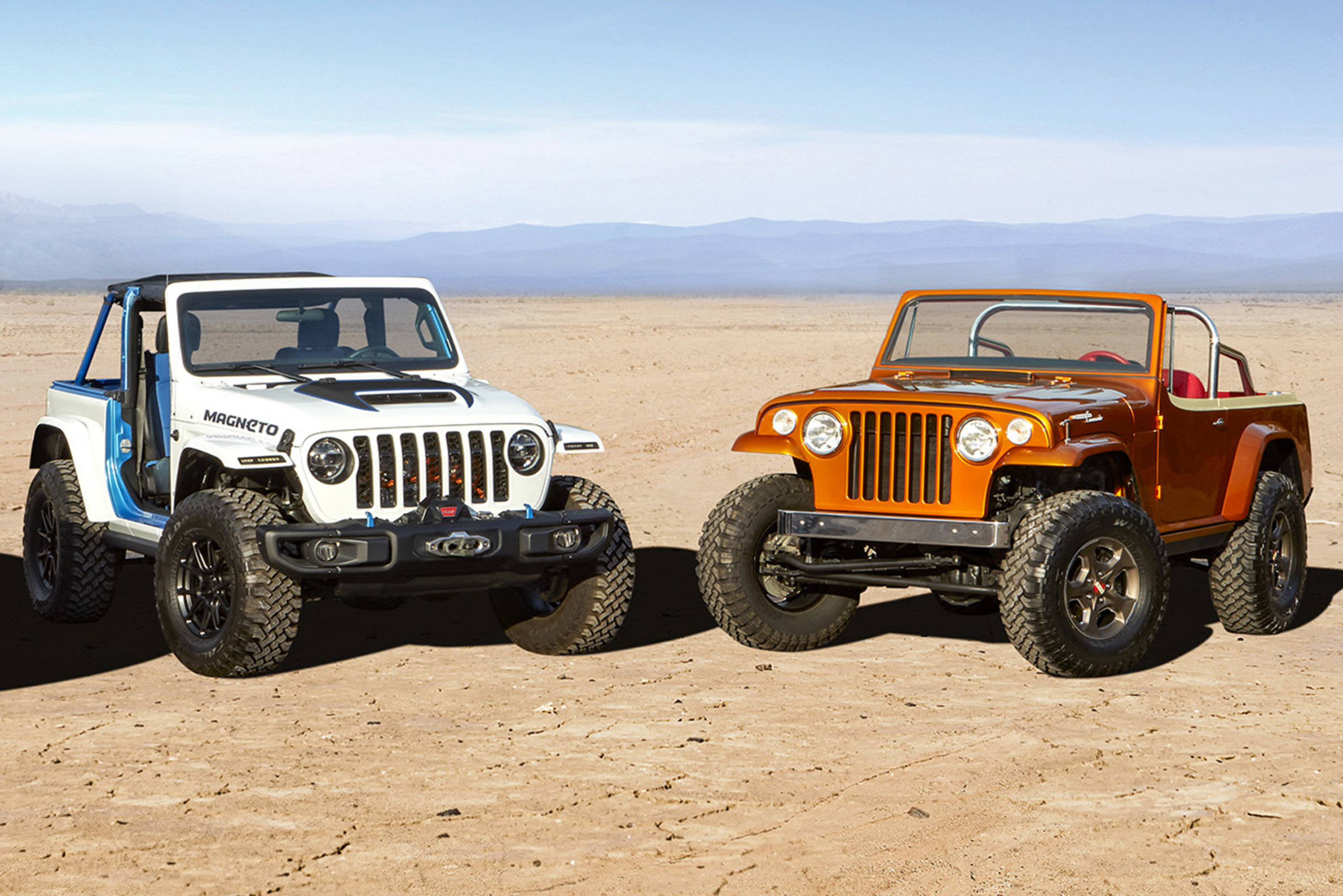 Jeep Magneto, Electric Wrangler, Wrangler concept, Freche Konzept, 2880x1920 HD Desktop