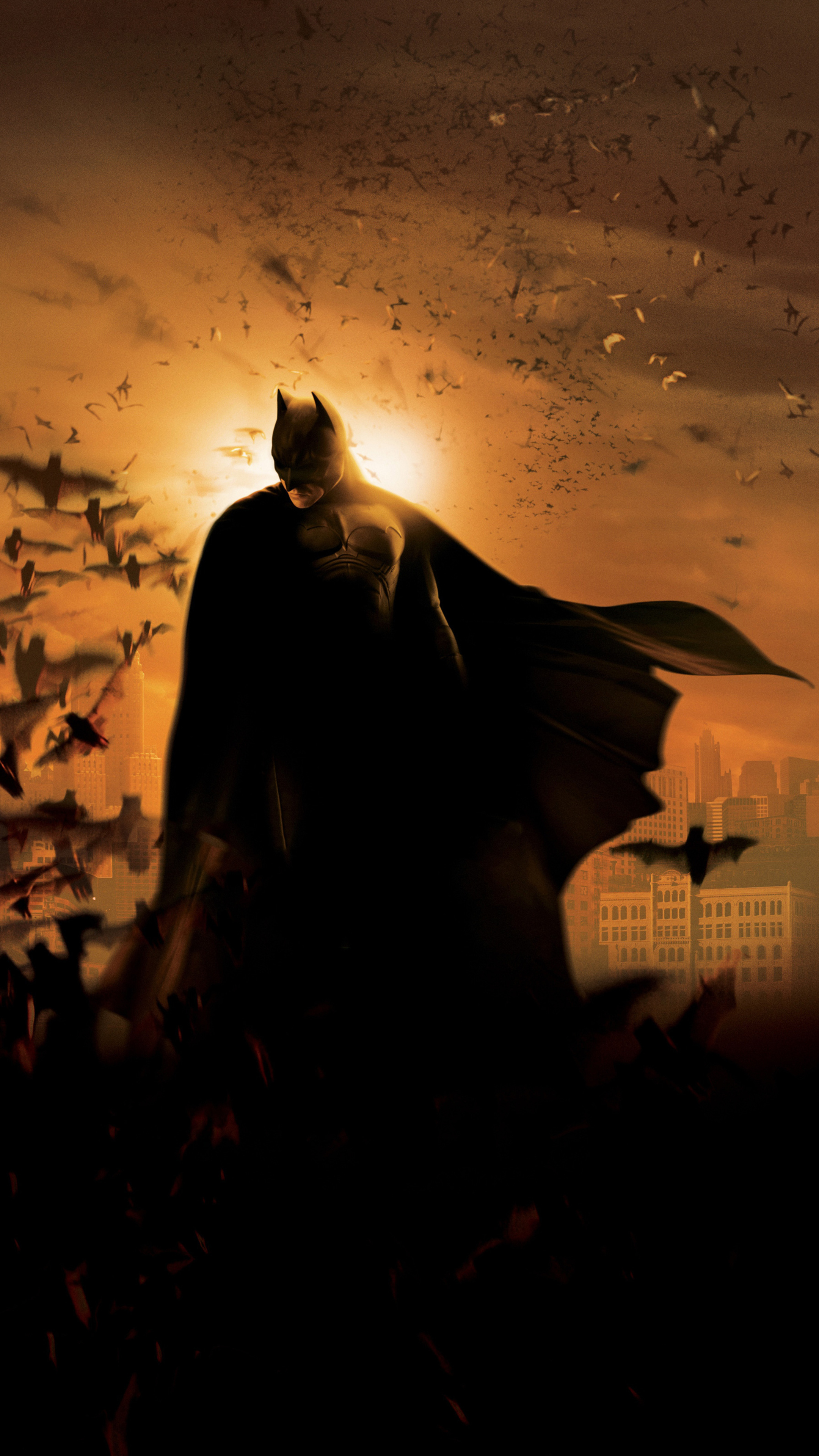 Batman Begins, 5K, Sony Xperia X, HD wallpapers, 2160x3840 4K Phone