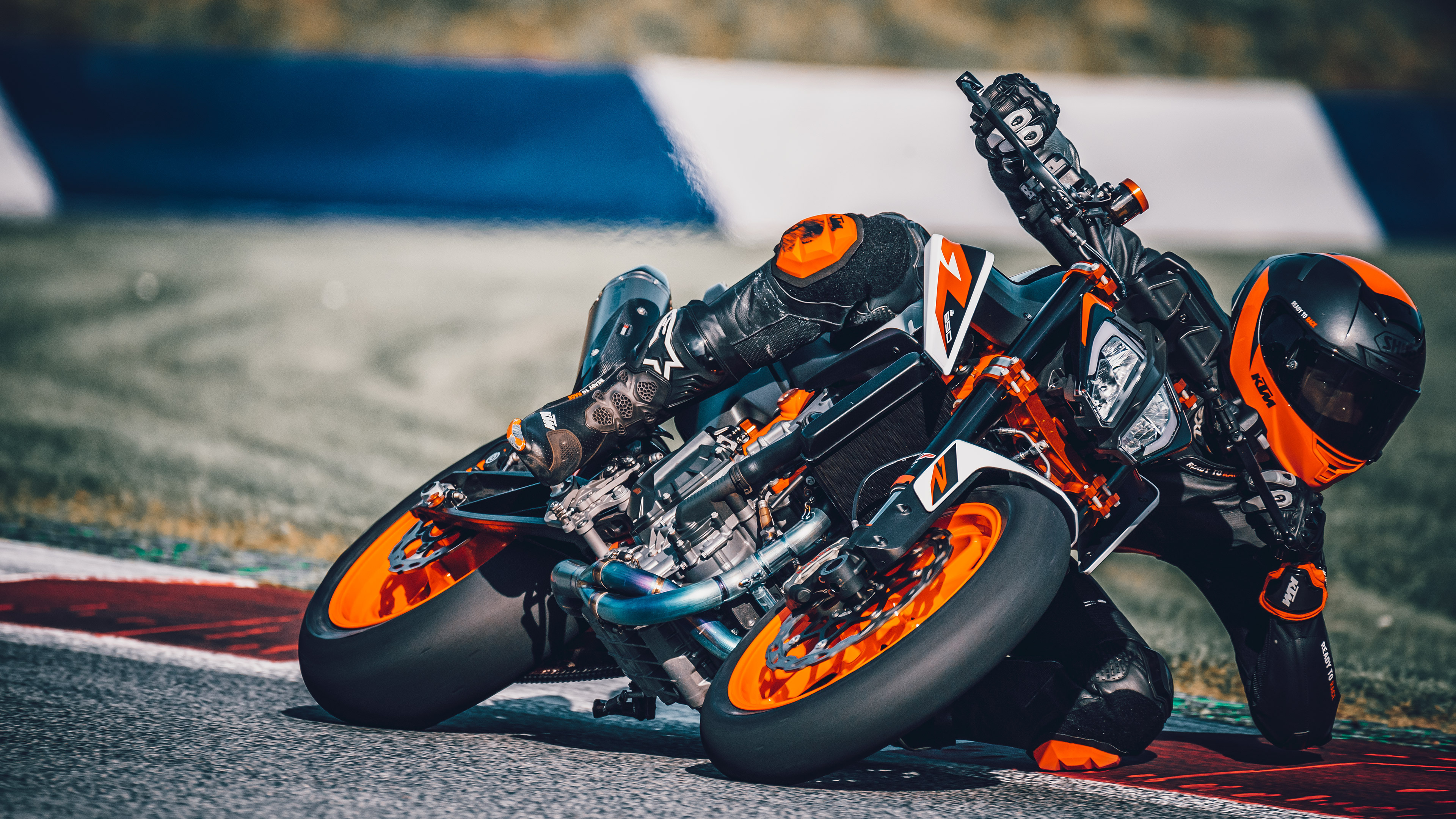 KTM 890 Duke, Aggressive design, Powerful performance, Thrilling ride, 3840x2160 4K Desktop