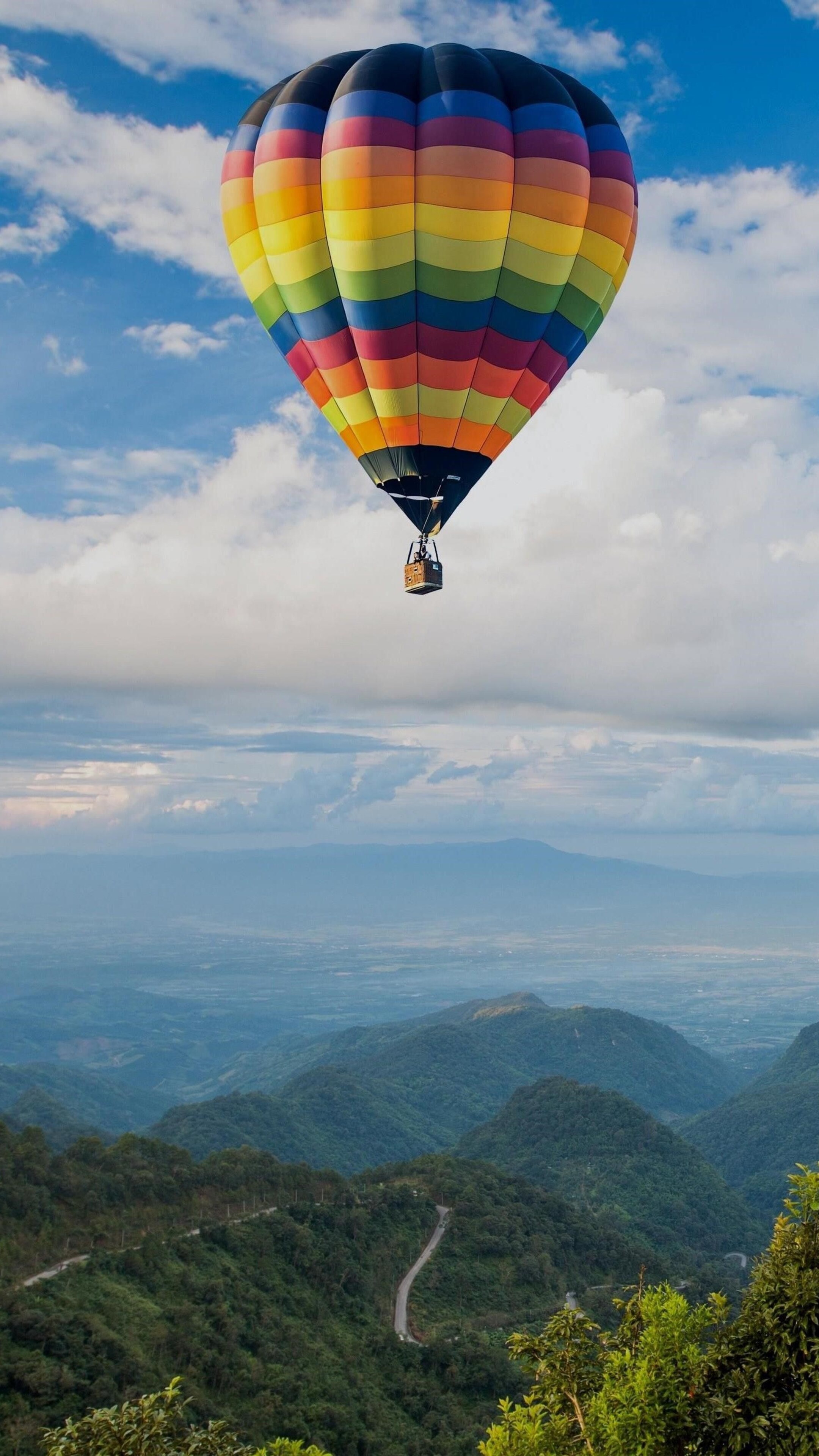 Air Sports, Hot air ballon, Sony xperia x, Backgrounds photos, 2160x3840 4K Phone