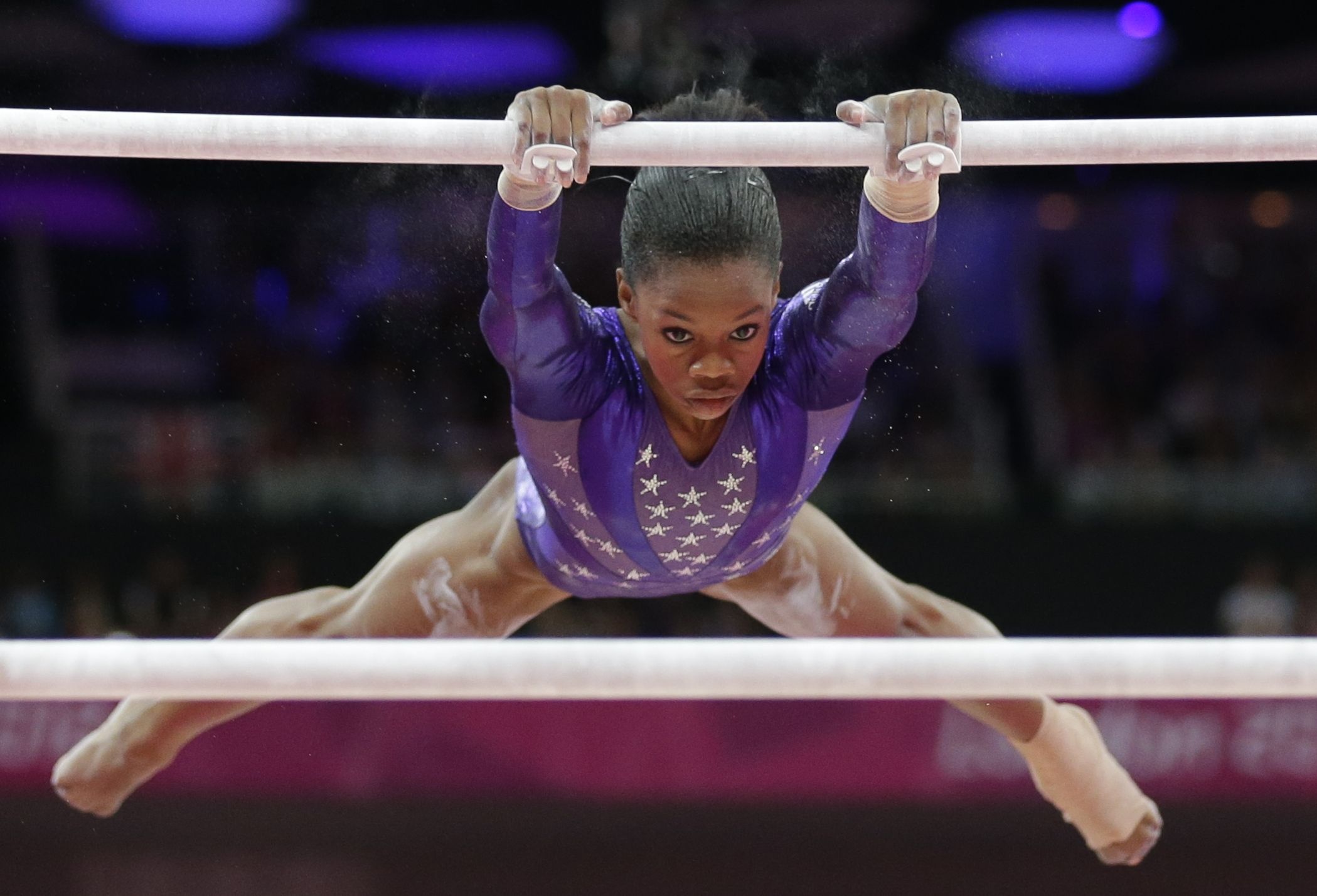 Gabby Douglas, Uneven bars, Elite gymnastics, Artistic excellence, 2100x1430 HD Desktop