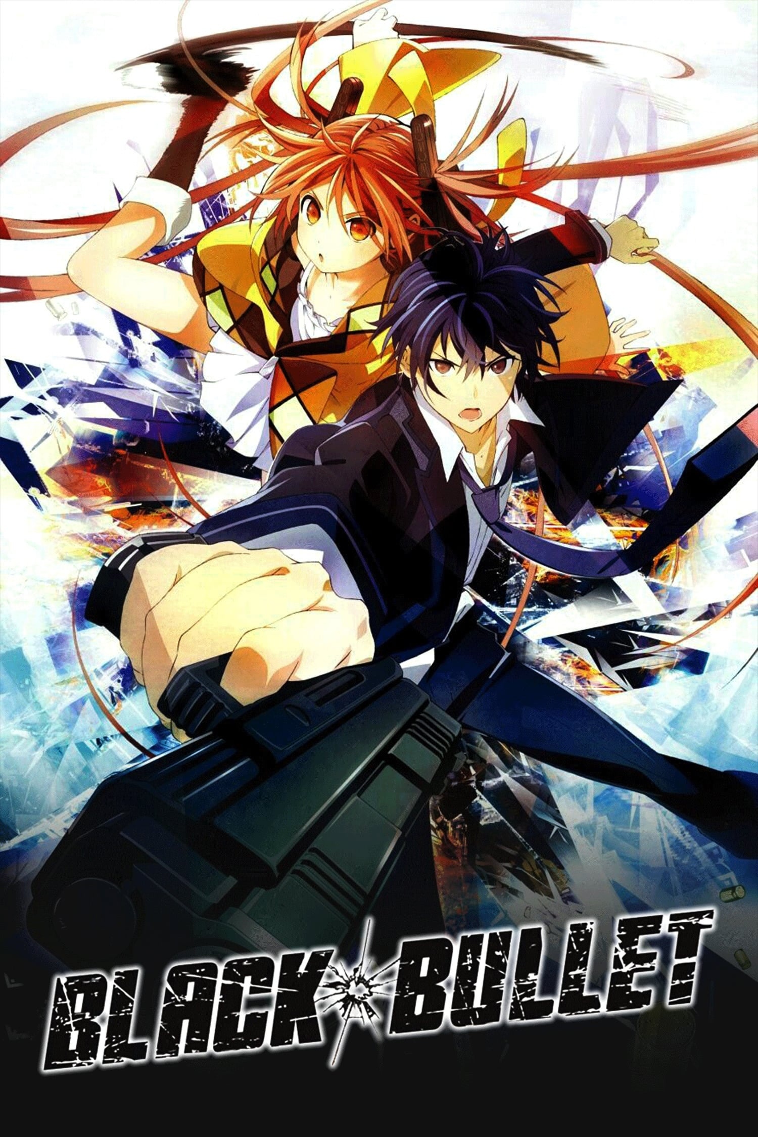 Black Bullet, TV series, 2014, Movie poster, 1500x2250 HD Phone