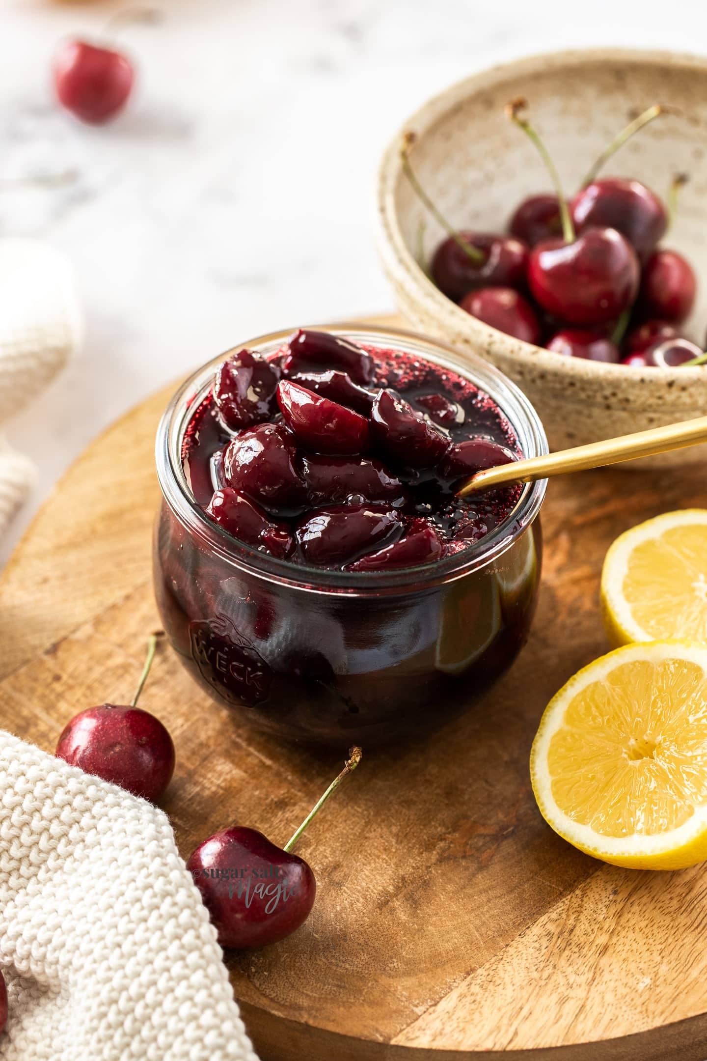 Cherry compote goodness, Sauce for every occasion, The magic of cherries, Sweet and savory delight, 1440x2160 HD Phone