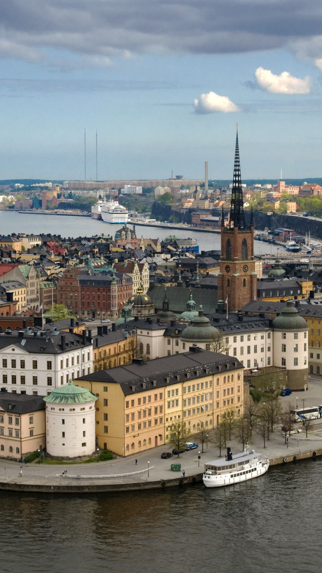 Gamla Stan, Stockholm, HD Desktop Wallpaper, Baltana, 1080x1920 Full HD Phone