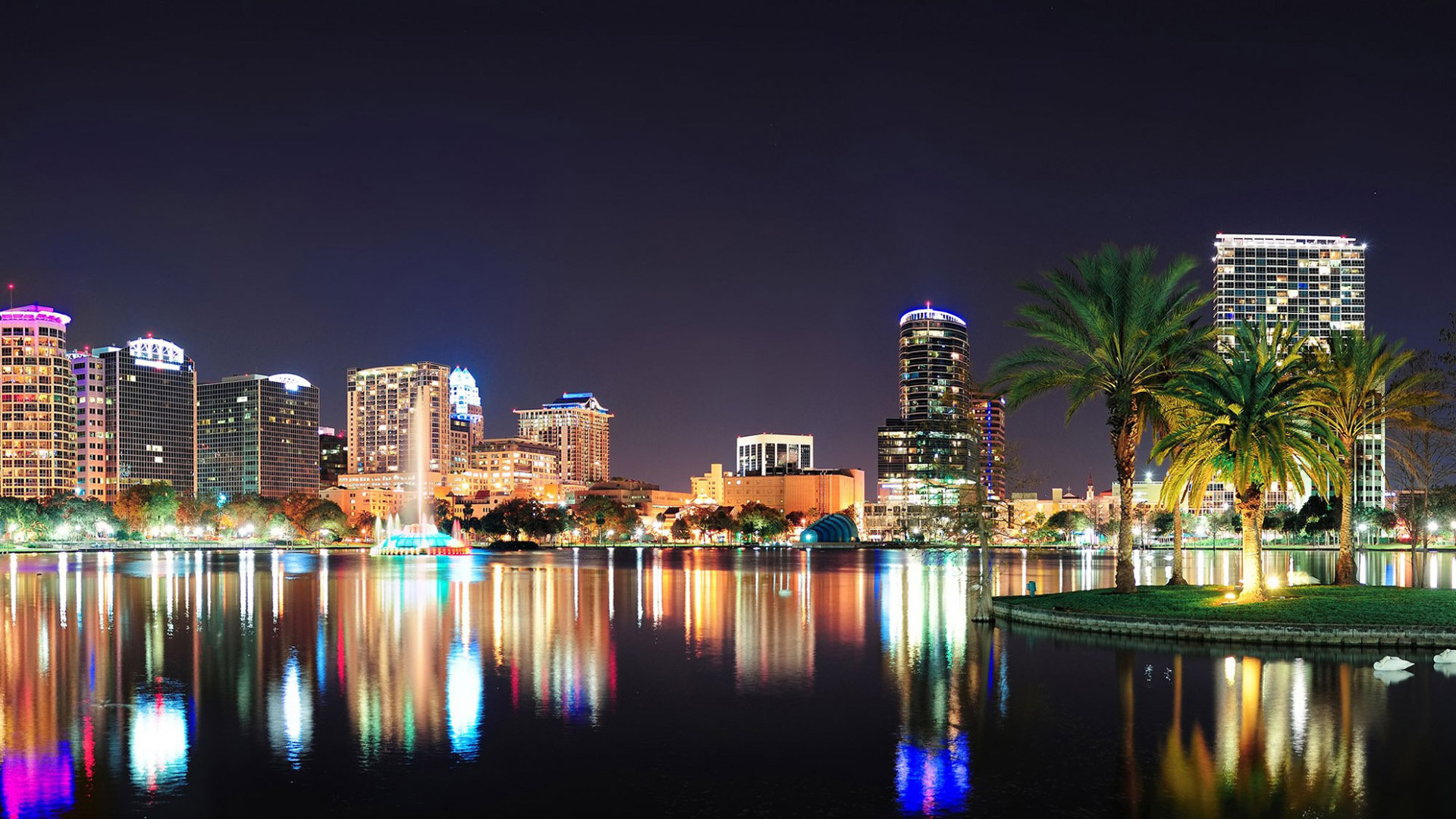 Orlando, Skyline, Travels, Orlando, 1920x1080 Full HD Desktop