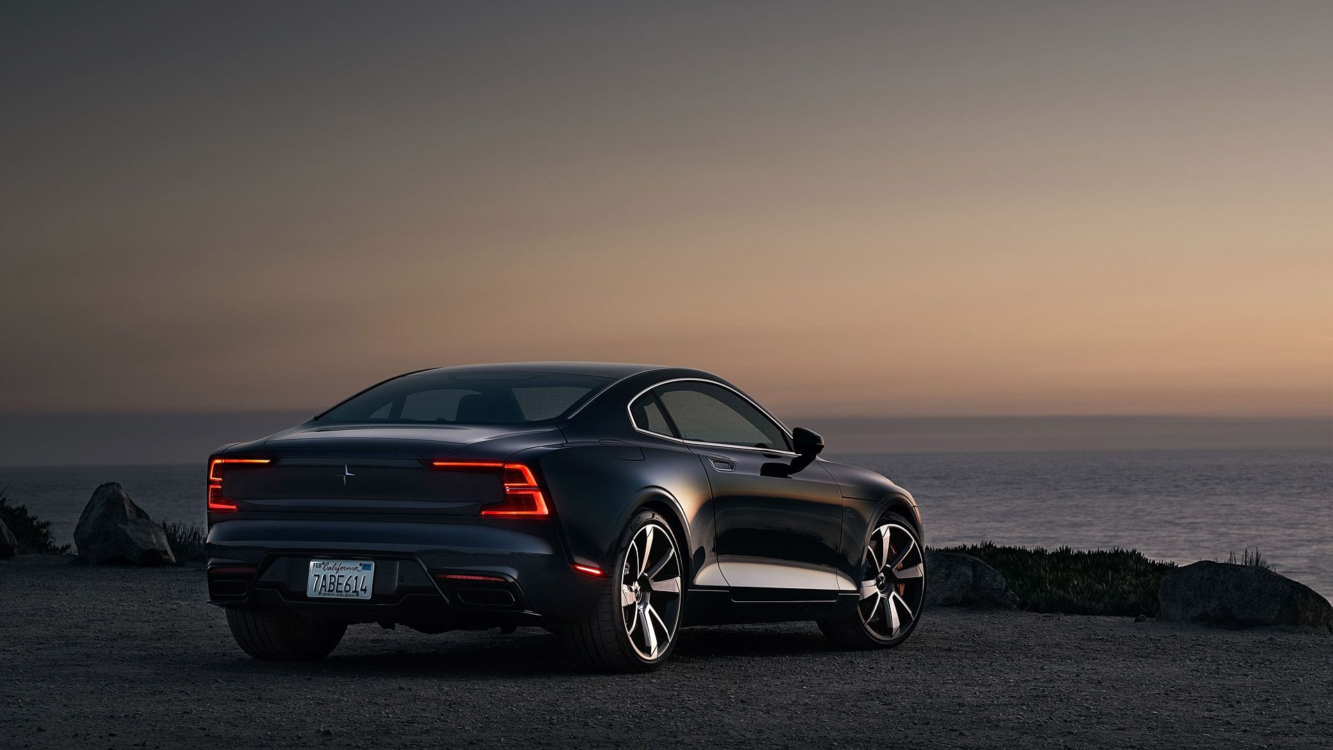 Concept Coupe Rear View, Polestar Wallpaper, 1920x1080 Full HD Desktop