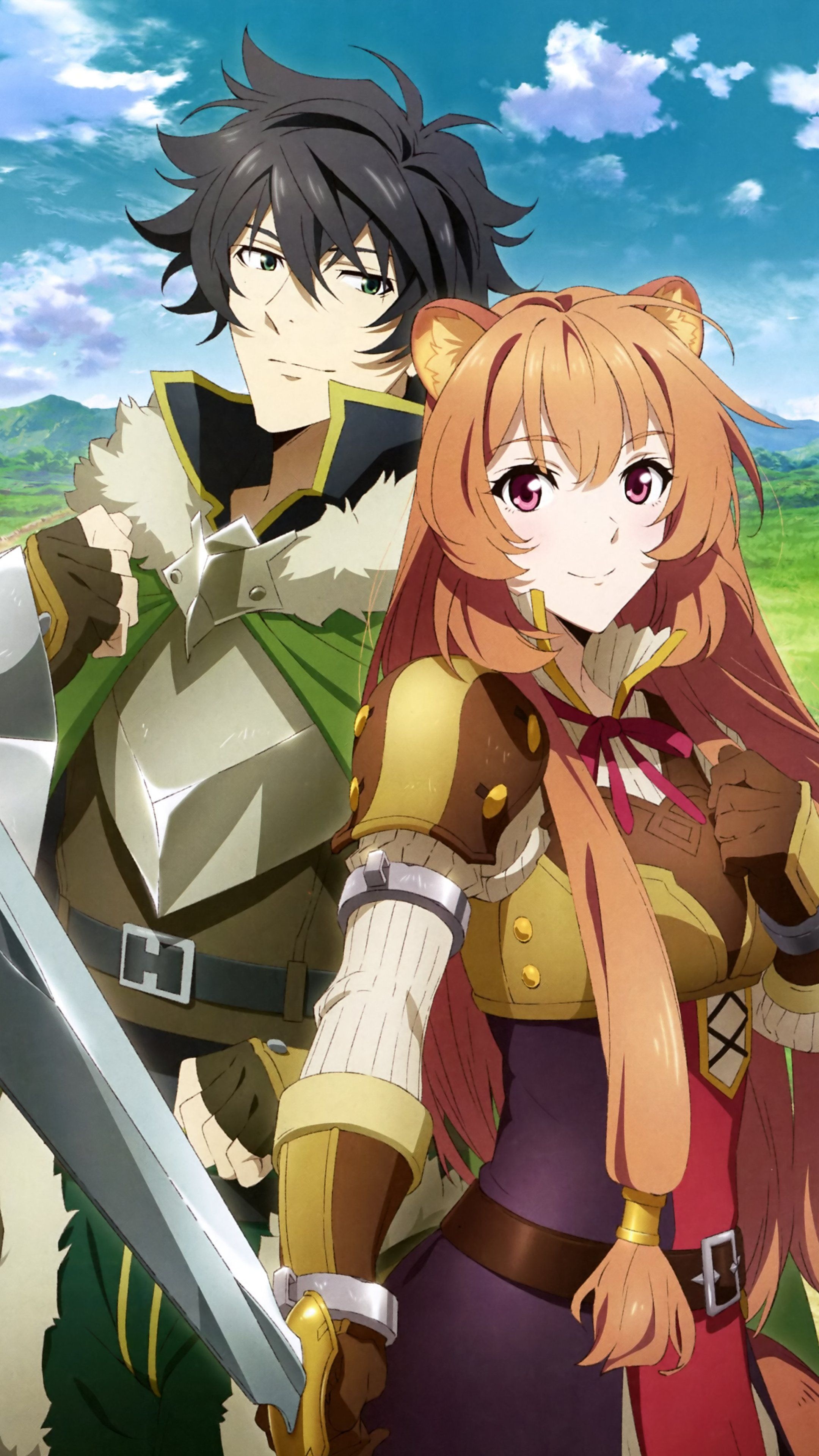 Shield Hero wallpapers, Epic battles, Heroic fantasy, Digital art, 2160x3840 4K Phone