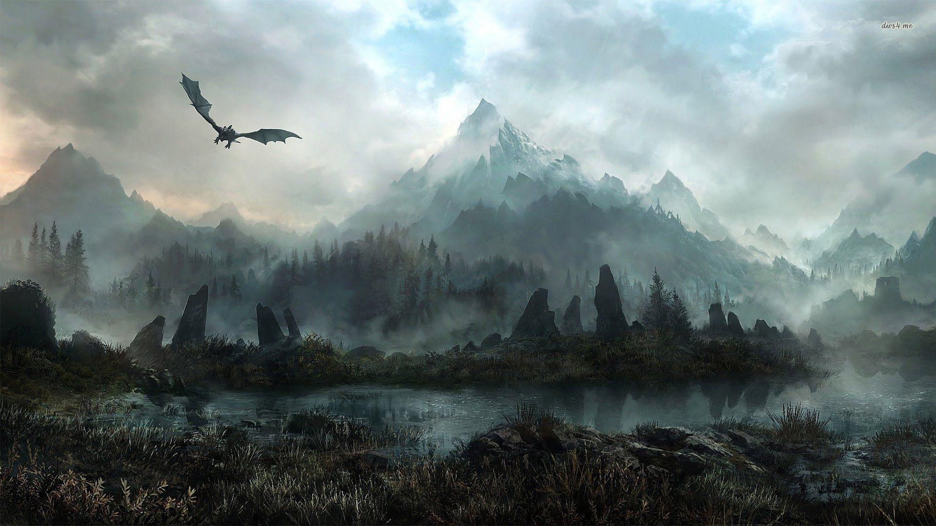 The Elder Scrolls V: Skyrim, High Fantasy Wallpaper, 1920x1080 Full HD Desktop