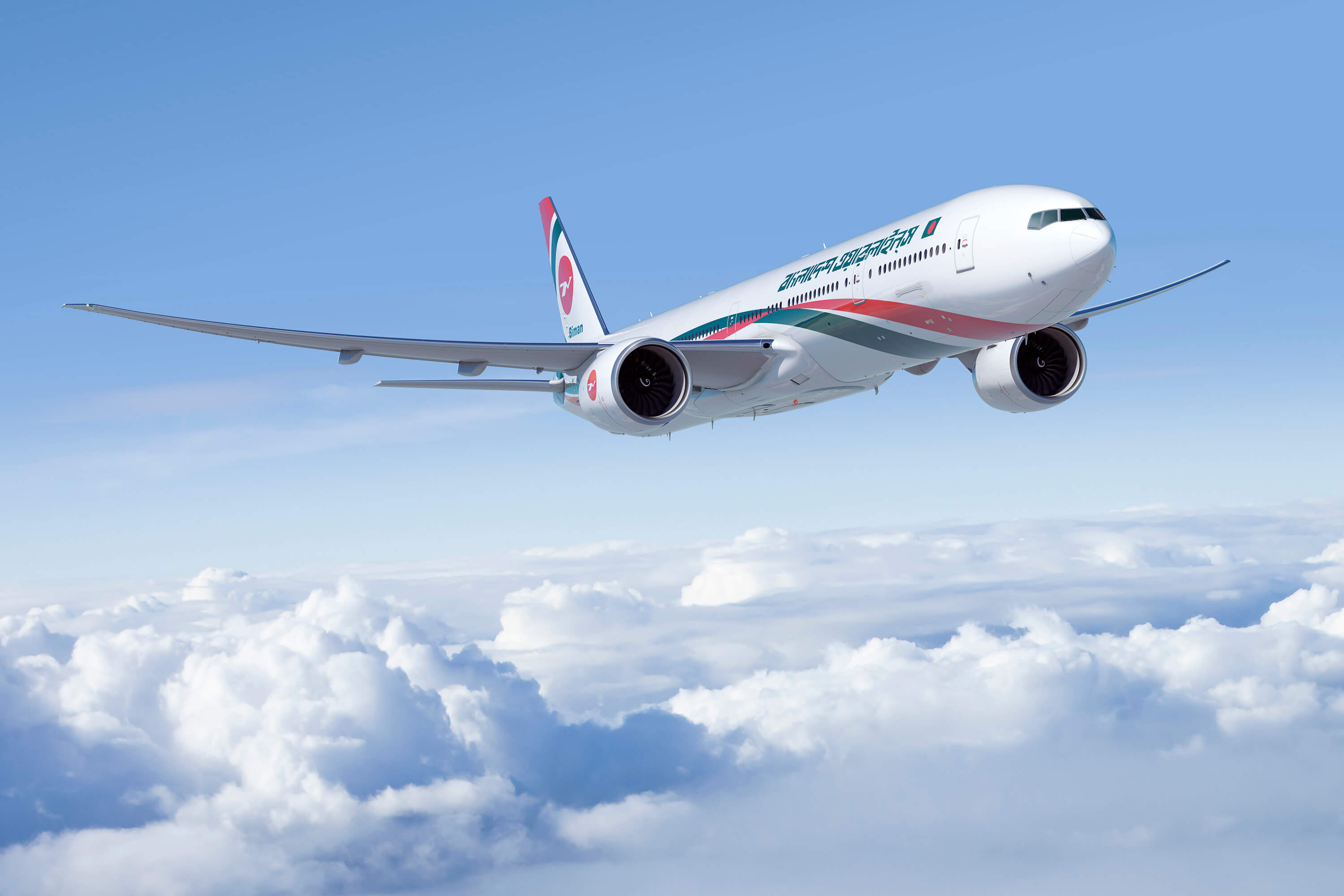 Boeing 777, Travels, Biman Bangladesh Airlines, 3000x2000 HD Desktop