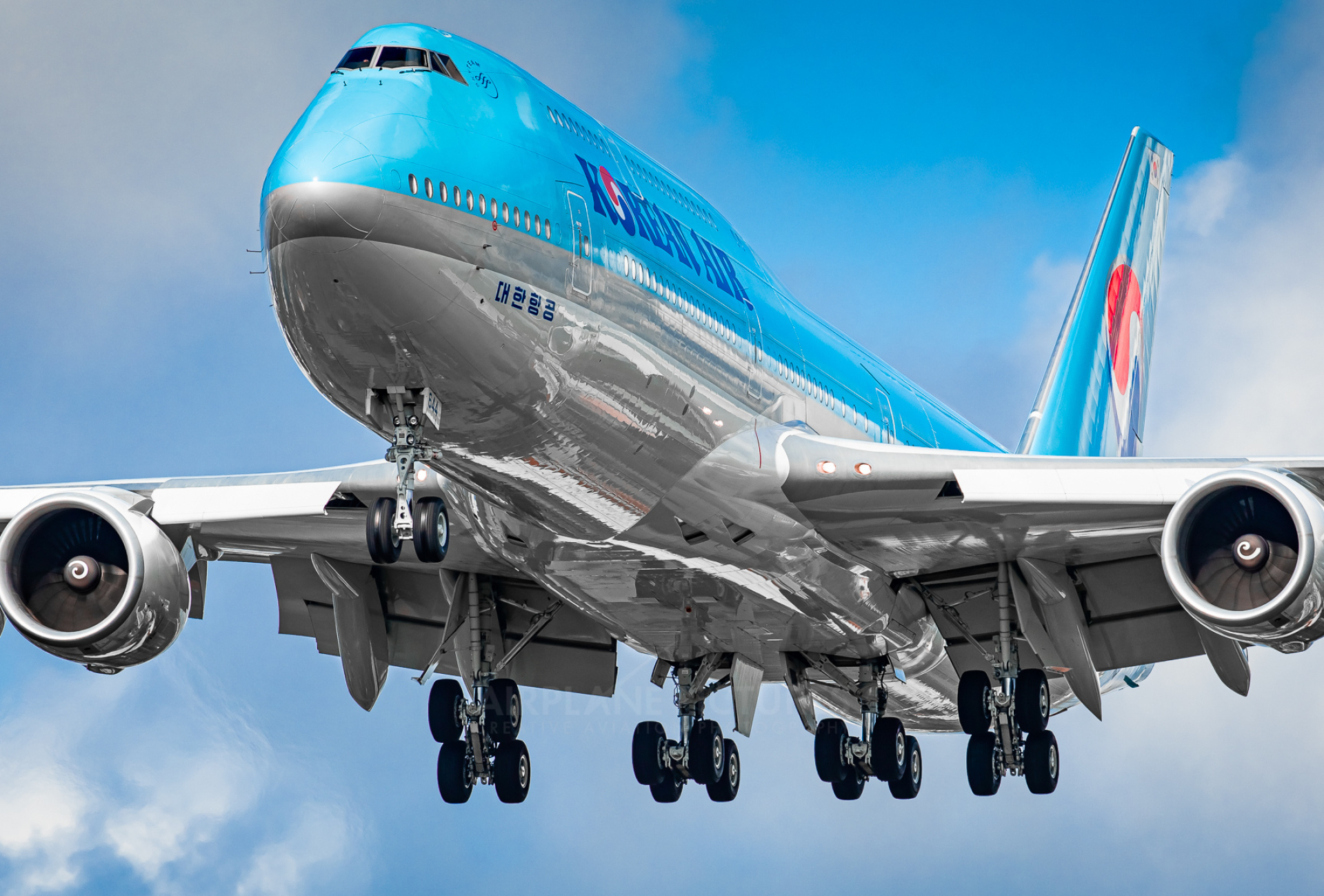 Korean Air, HL7644, Boeing 747-8, London Heathrow, 1920x1300 HD Desktop