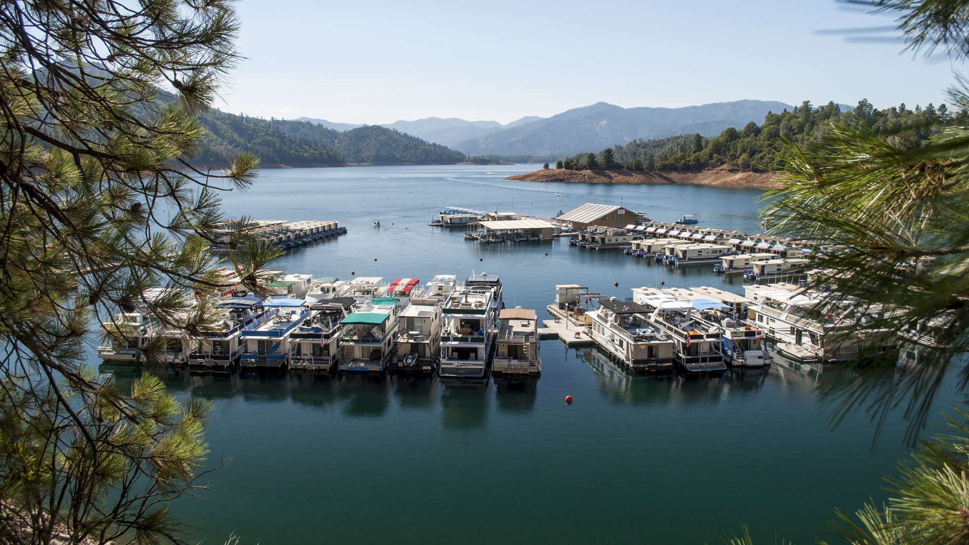 Shasta Lake, Houseboating party, Lake Shasta, Reallyredding, 1920x1080 Full HD Desktop