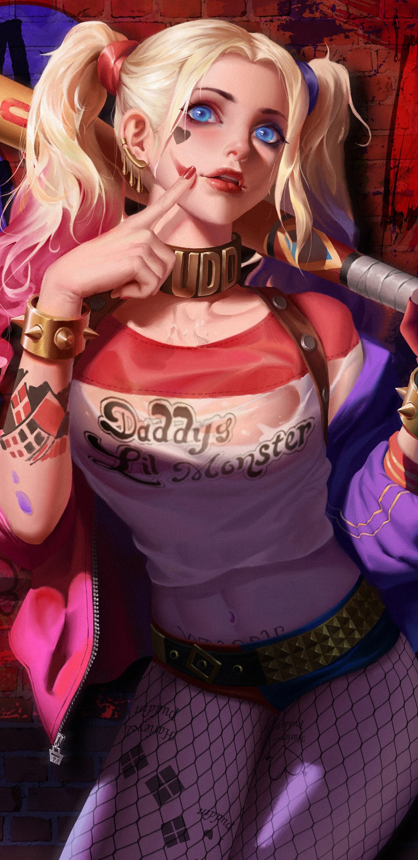 Harley Quinn, 4K wallpaper 143, 1440x2960 HD Phone