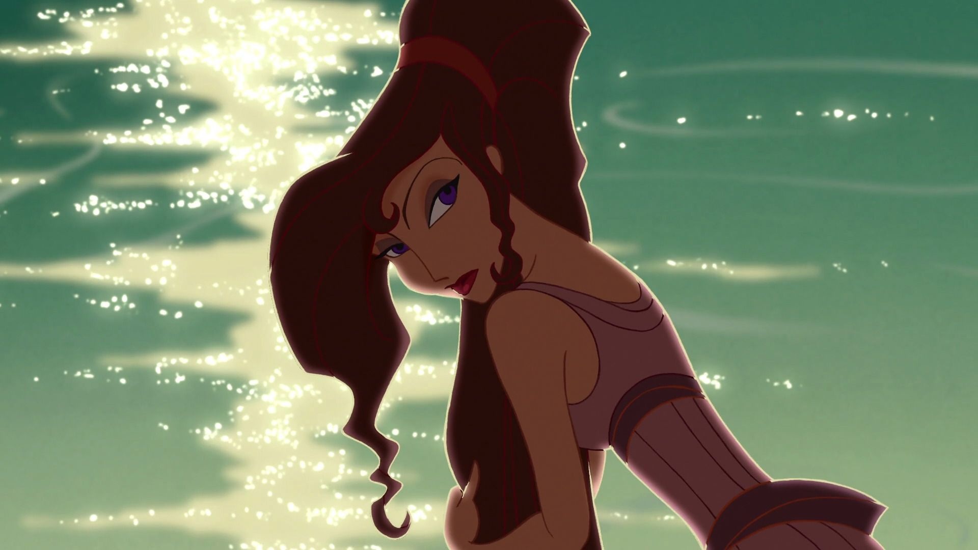 Megara Animation Disney, Disney princess, Greek goddess, Subtle beauty, 1920x1080 Full HD Desktop