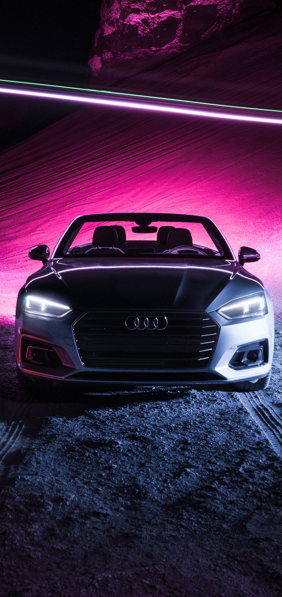 Gen II Convertible, Audi A5 Wallpaper, 1080x2280 HD Phone