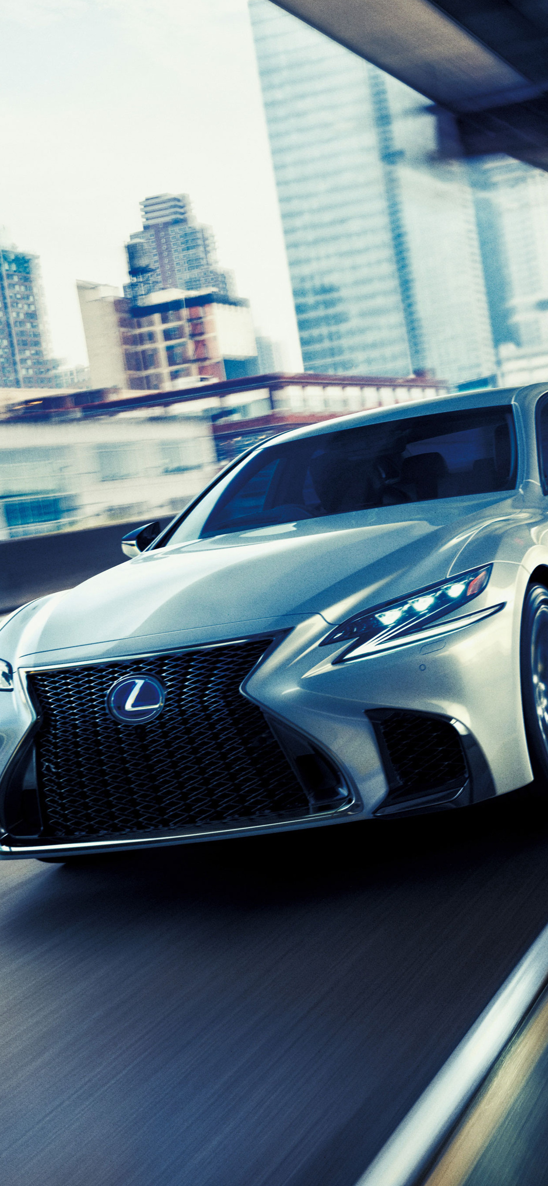 Lexus LS, 500h F Sport, iPhone 4K wallpapers, 1130x2440 HD Phone