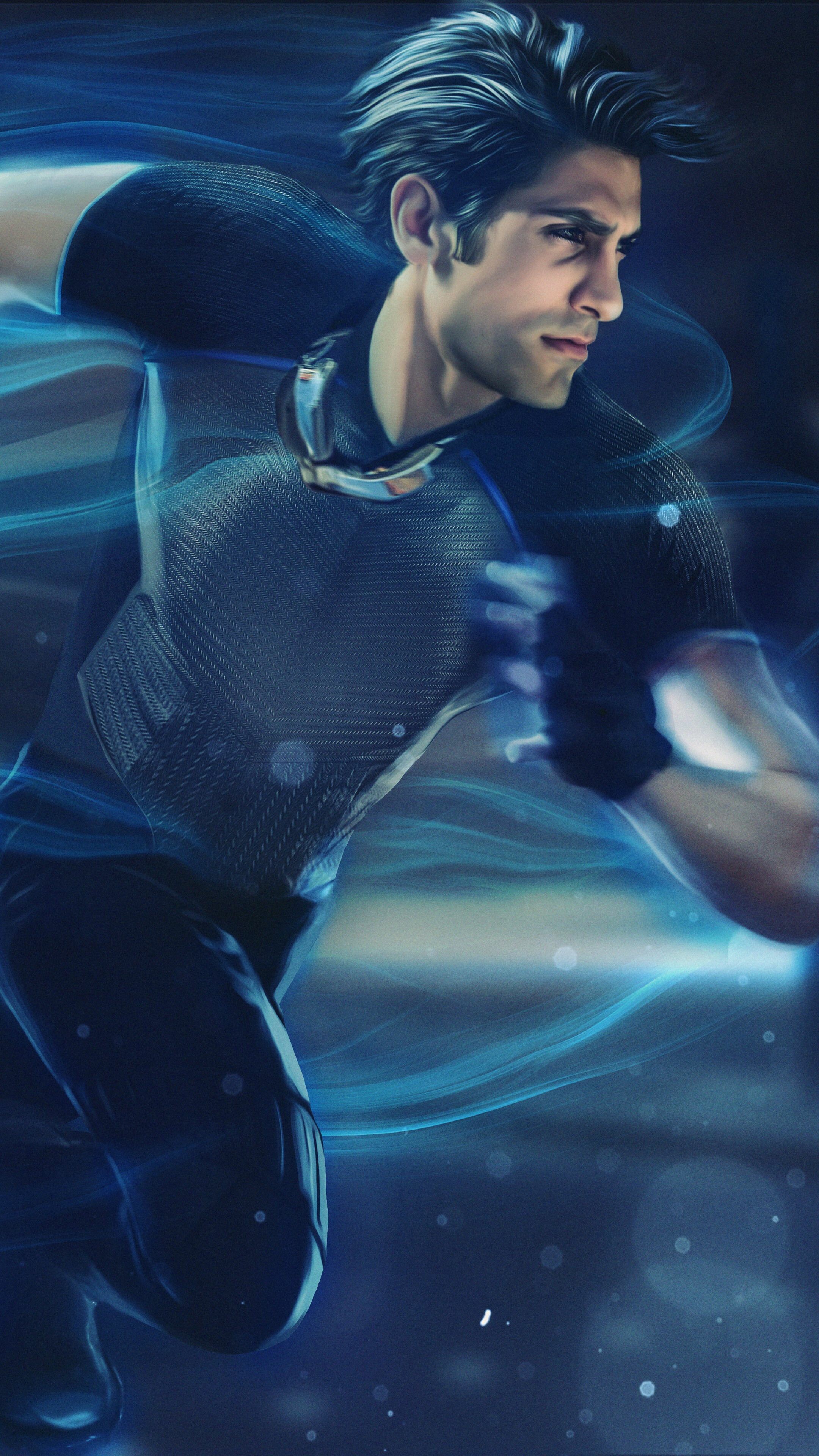 Quicksilver, Superhero wallpapers, Speedster character, Fast and furious, 2160x3840 4K Phone