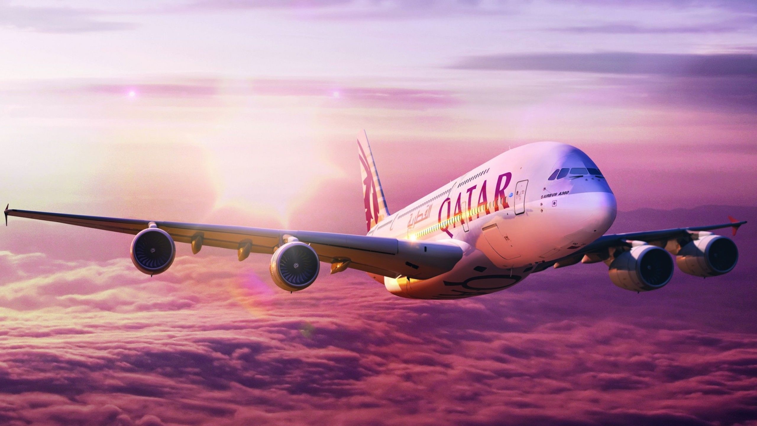 Qatar Airways world's best, Skytrax crowns, carriers, 2019 world airline awards, 2560x1440 HD Desktop