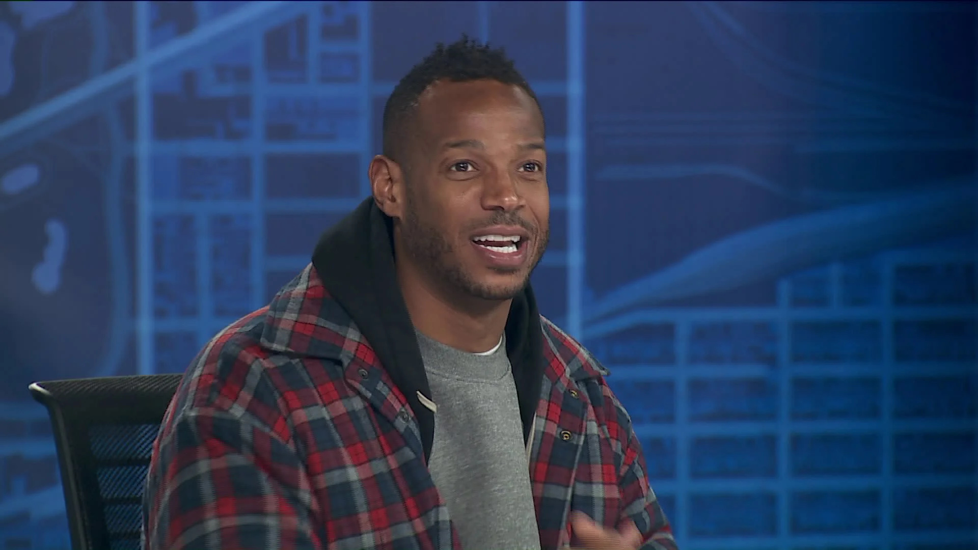 Marlon Wayans, Studio WGN TV, 1920x1080 Full HD Desktop