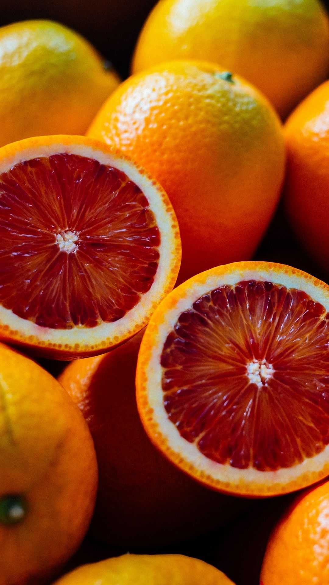 Orange wallpaper, Vibrant design, Digital art, Desktop background, 1080x1920 Full HD Phone