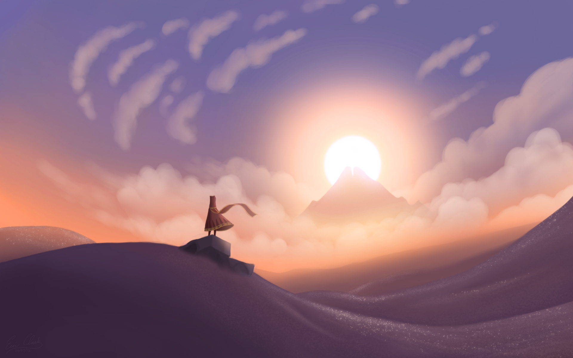 Journey game, Free download journey wallpaper, Artistic masterpiece, Captivating visuals, 1920x1200 HD Desktop