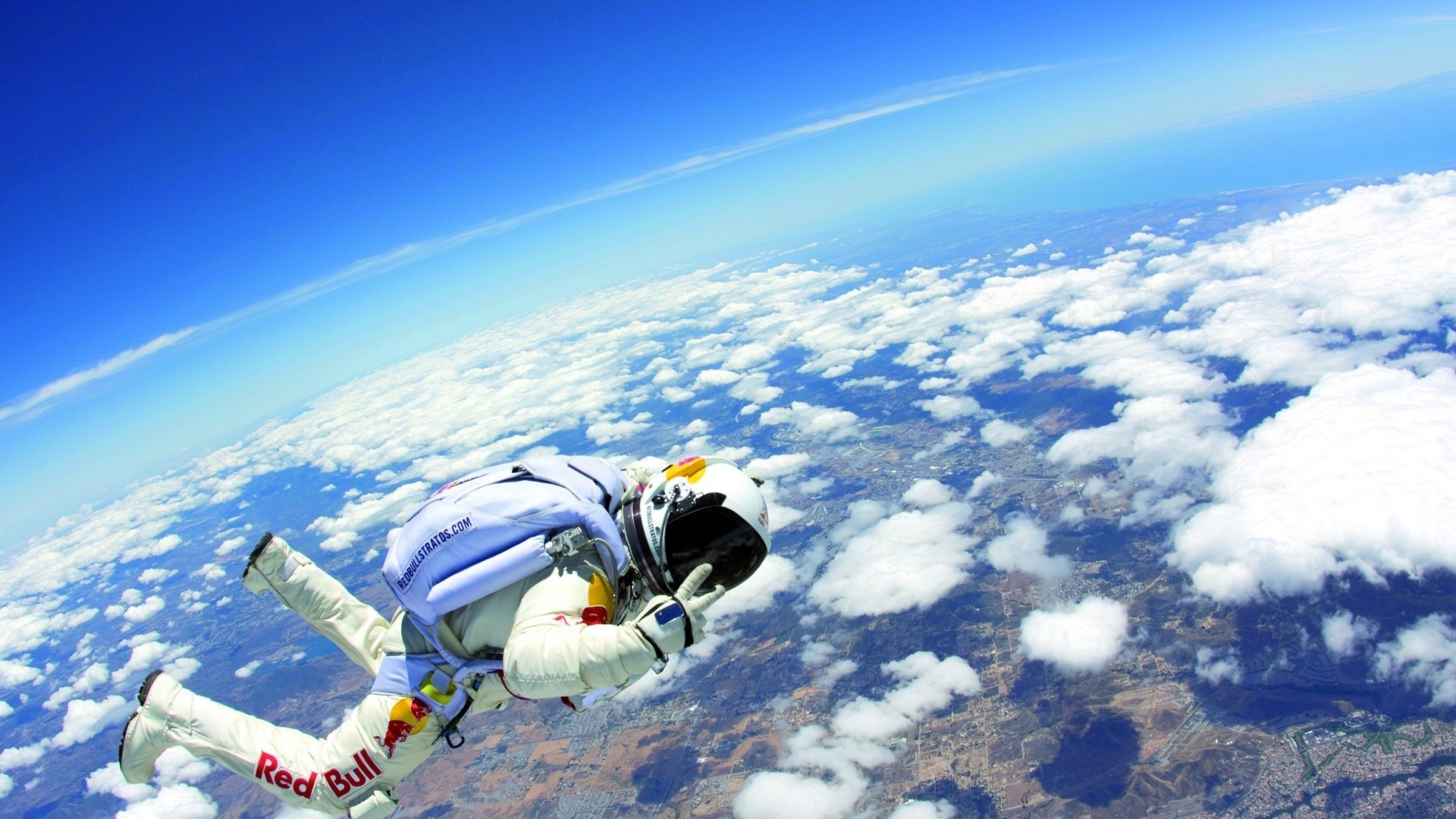 Air Sports, Space sky, Parachute suit, Tandem skydiving, 1920x1080 Full HD Desktop