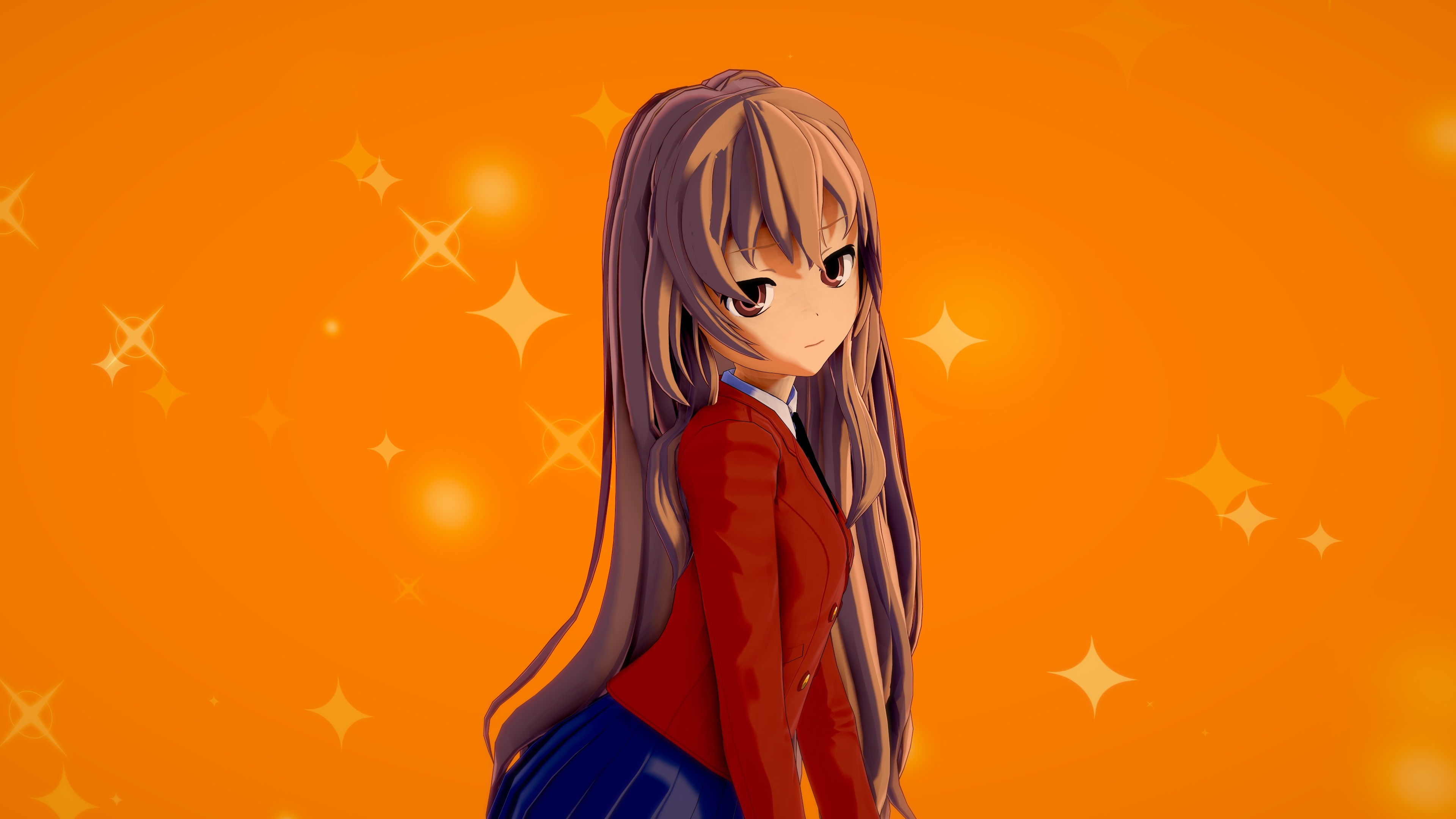 Toradora!, Aisaka Taiga, Koikatsu anime, Sparkles, 3840x2160 4K Desktop