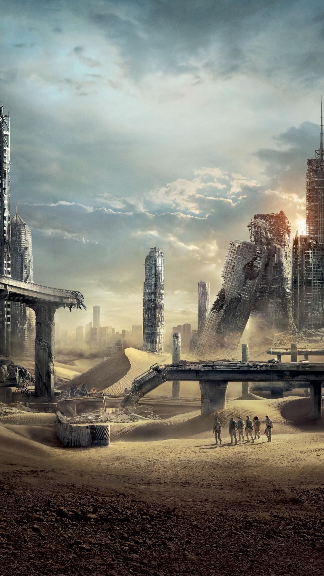 The Maze Runner, Scorch Trials wallpaper, Moviemania collection, Maze Runner series, 1280x2270 HD Phone