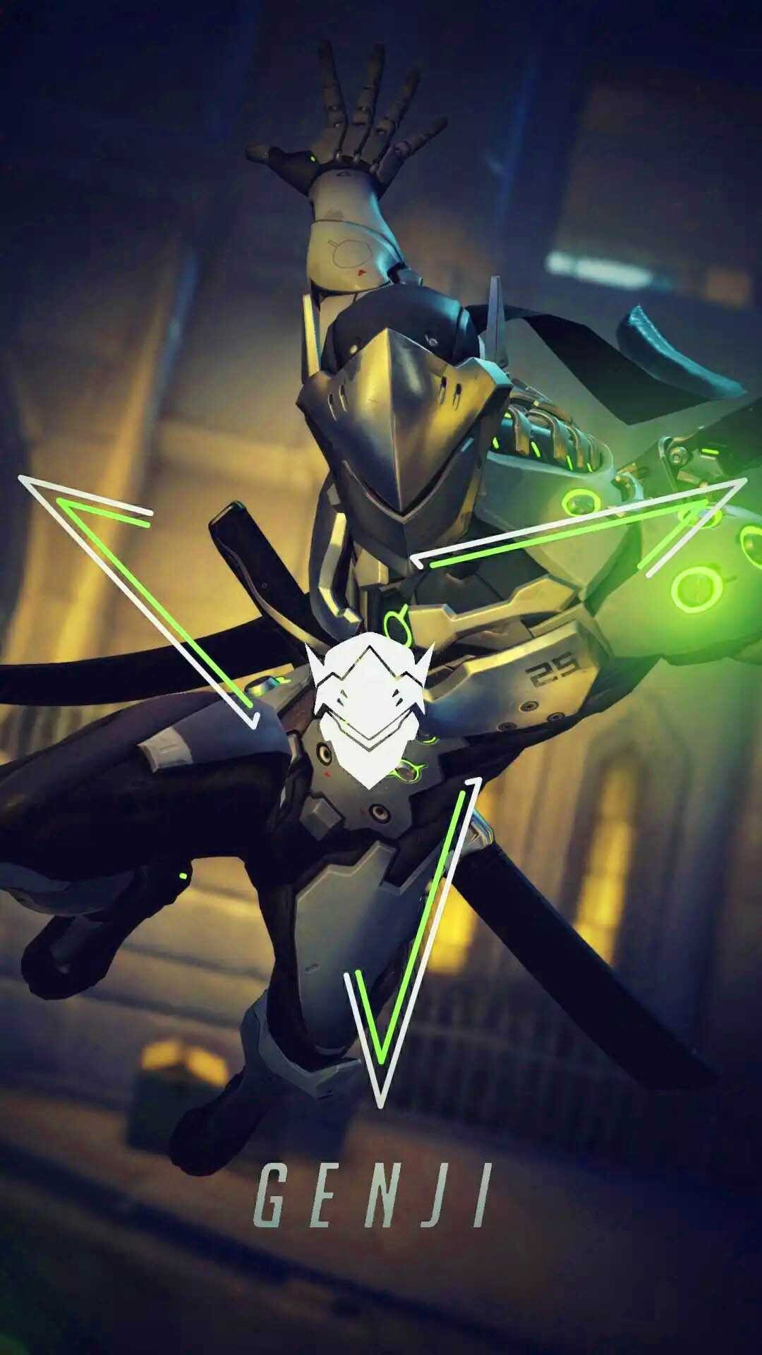 Genji Overwatch wallpaper, High-resolution image, 1080x1920 Full HD Phone