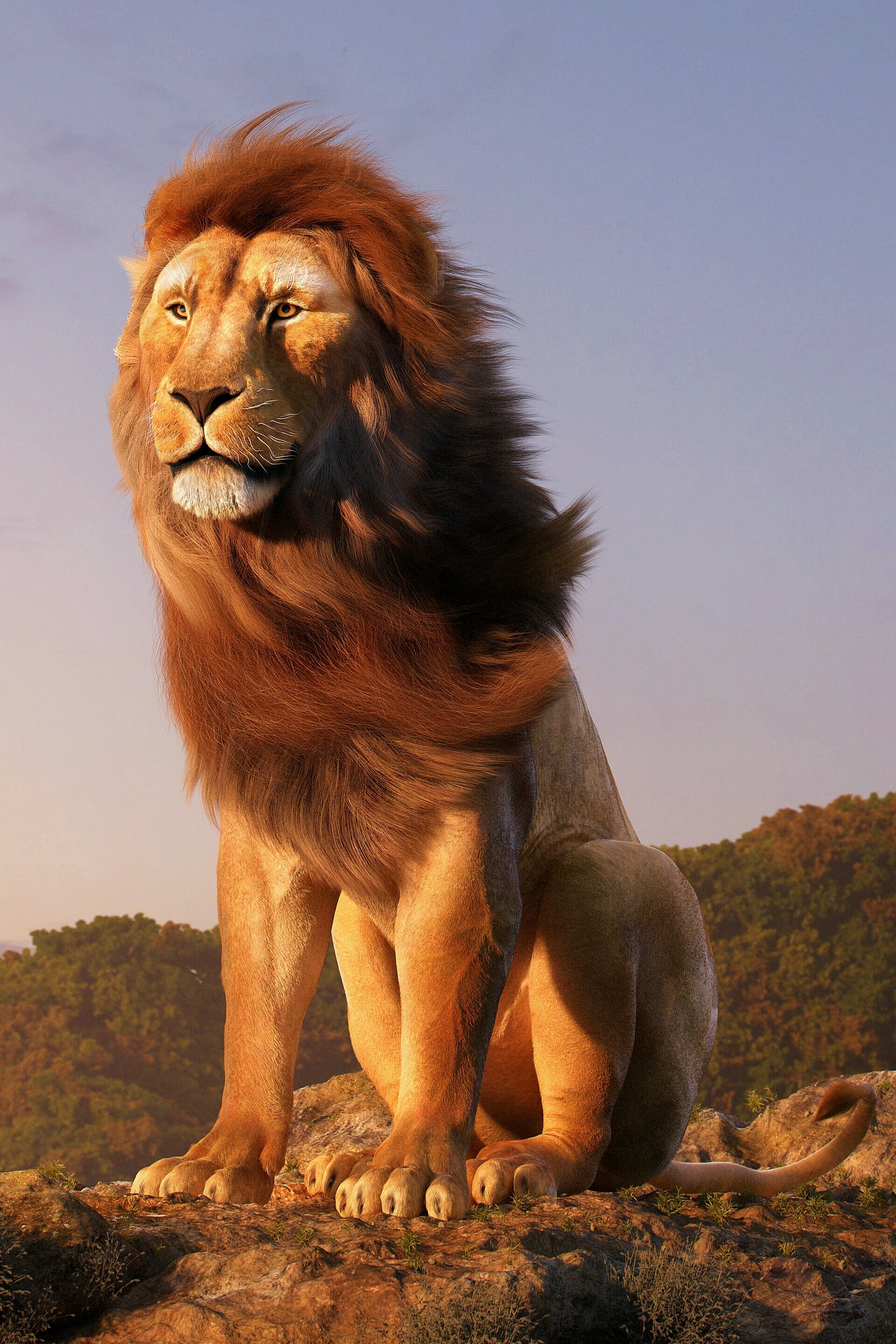 Mufasa, The Lion King Wallpaper, 1920x2880 HD Phone
