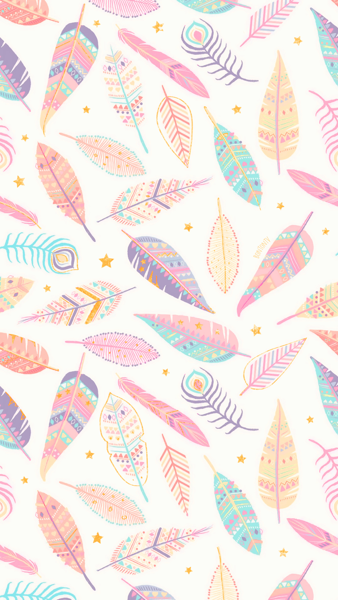 Feathers, Cute Phone Wallpaper, 1080x1920 Full HD Phone