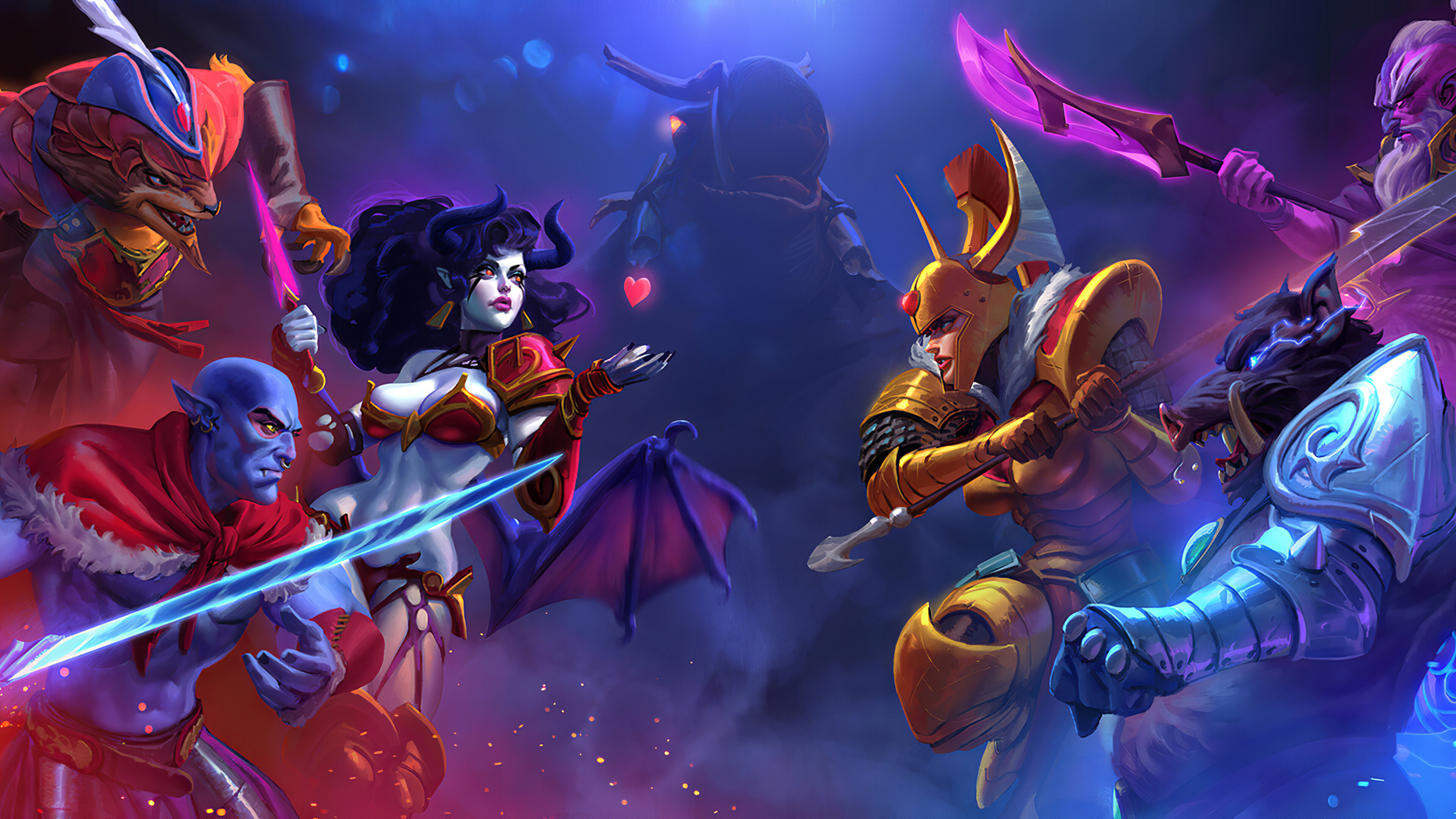 Dota 2 Game Art, Stunning 4K Wallpaper, 3840x2160 4K Desktop