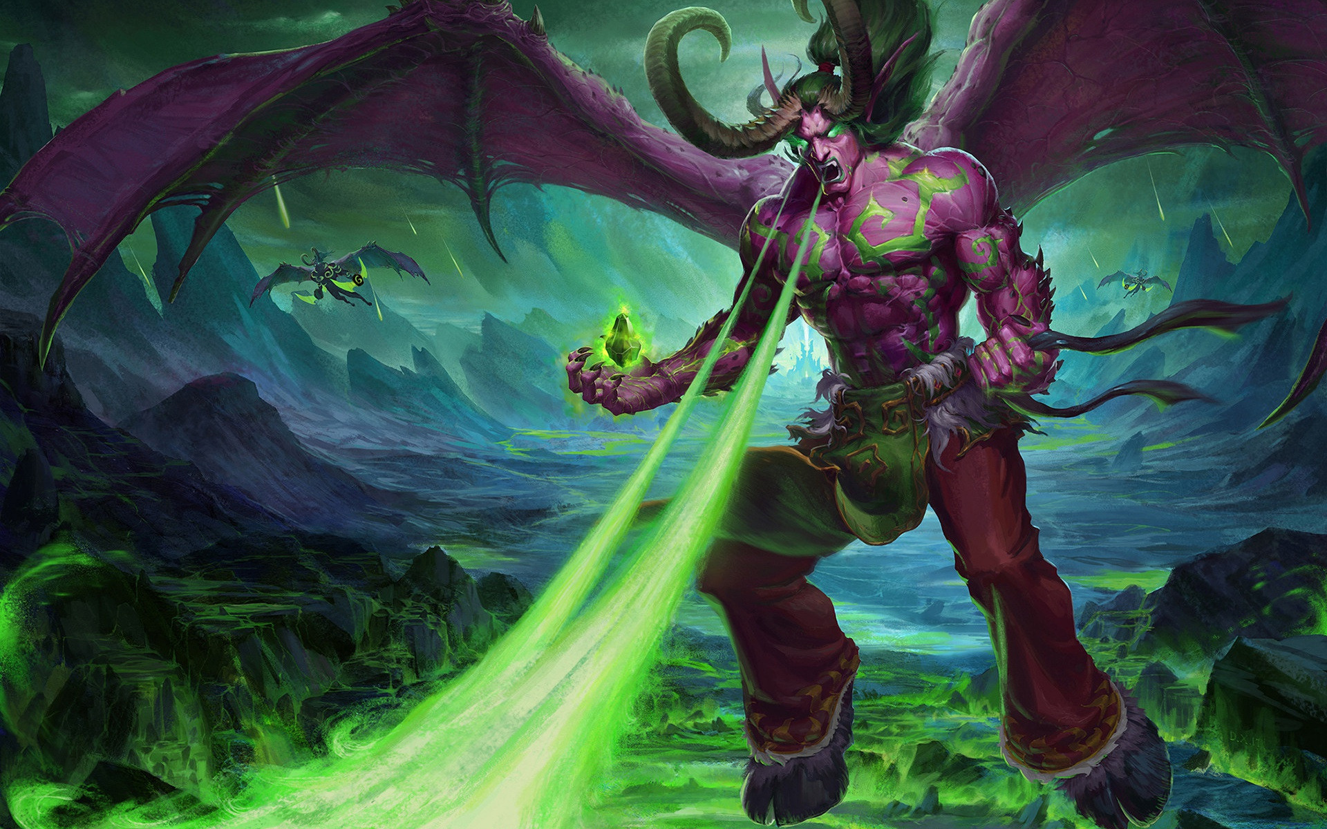 Best Illidan Stormrage wallpaper, Ryan Mercado's post, Gaming hero, Legendary power, 1920x1200 HD Desktop