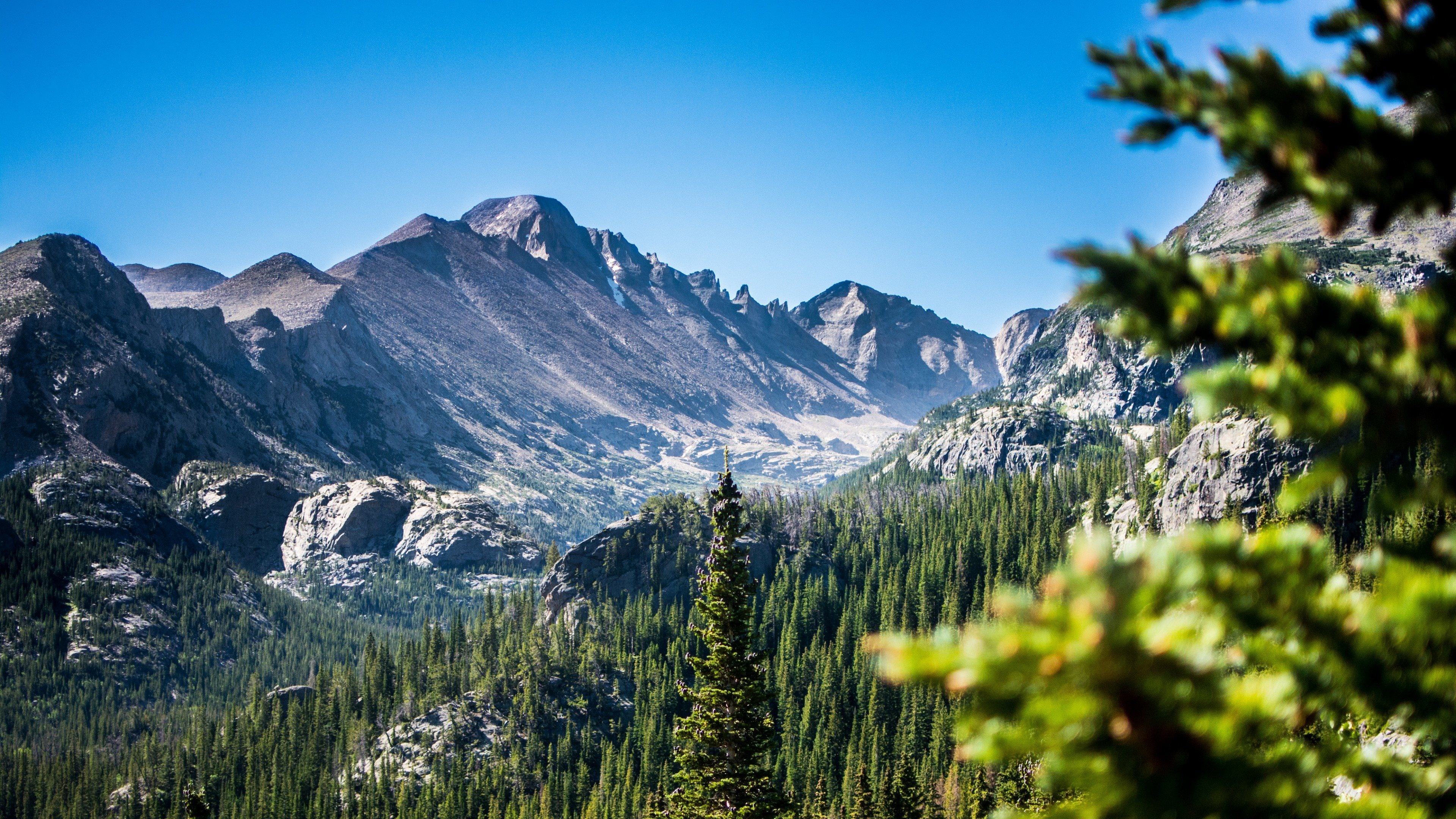 Rocky Mountain National Park America, Summer forests, Colorado's beauty, High-quality wallpapers, 3840x2160 4K Desktop