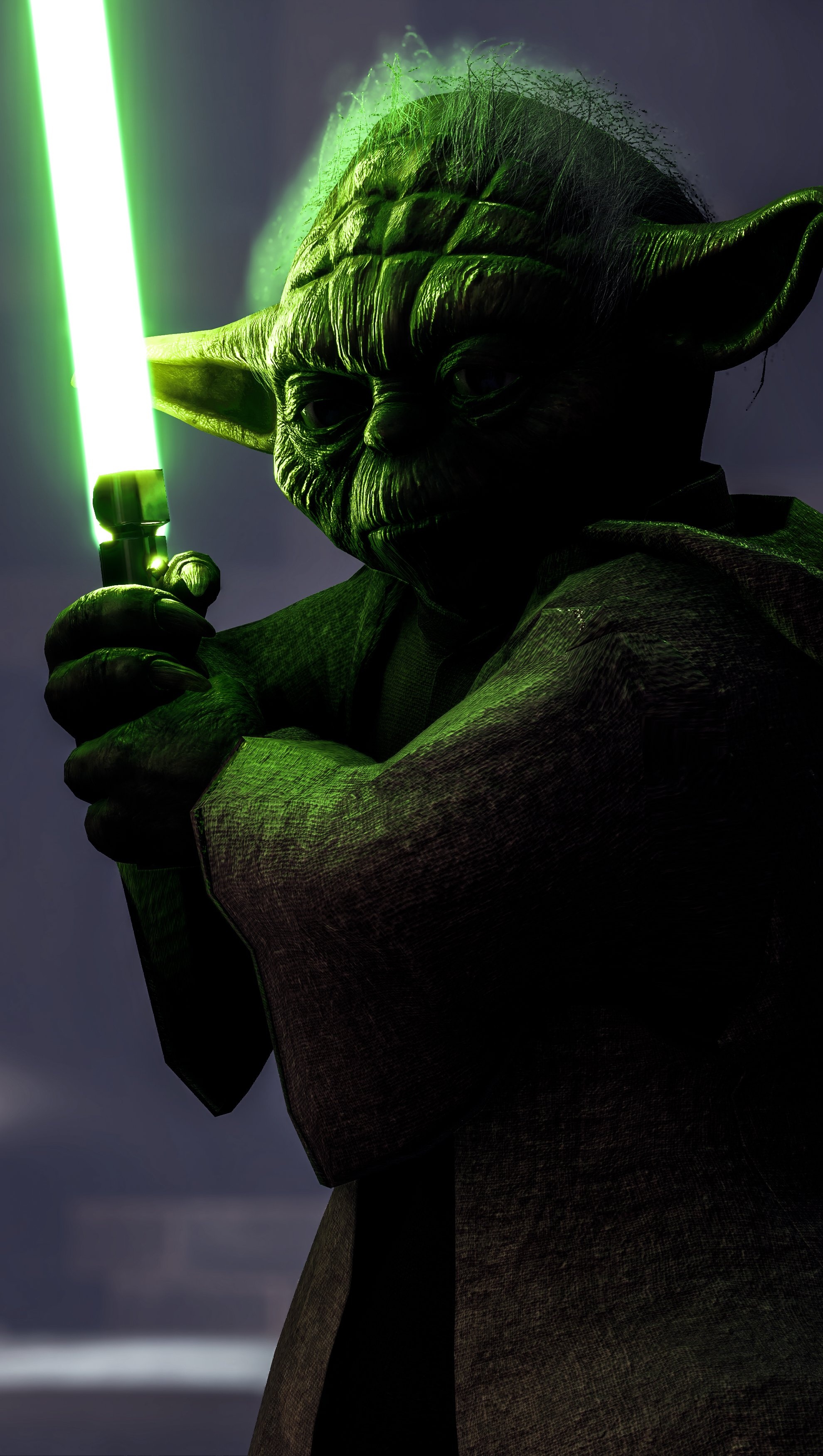 Yoda, Star Wars Battlefront, Wallpaper, 1980x3500 HD Phone