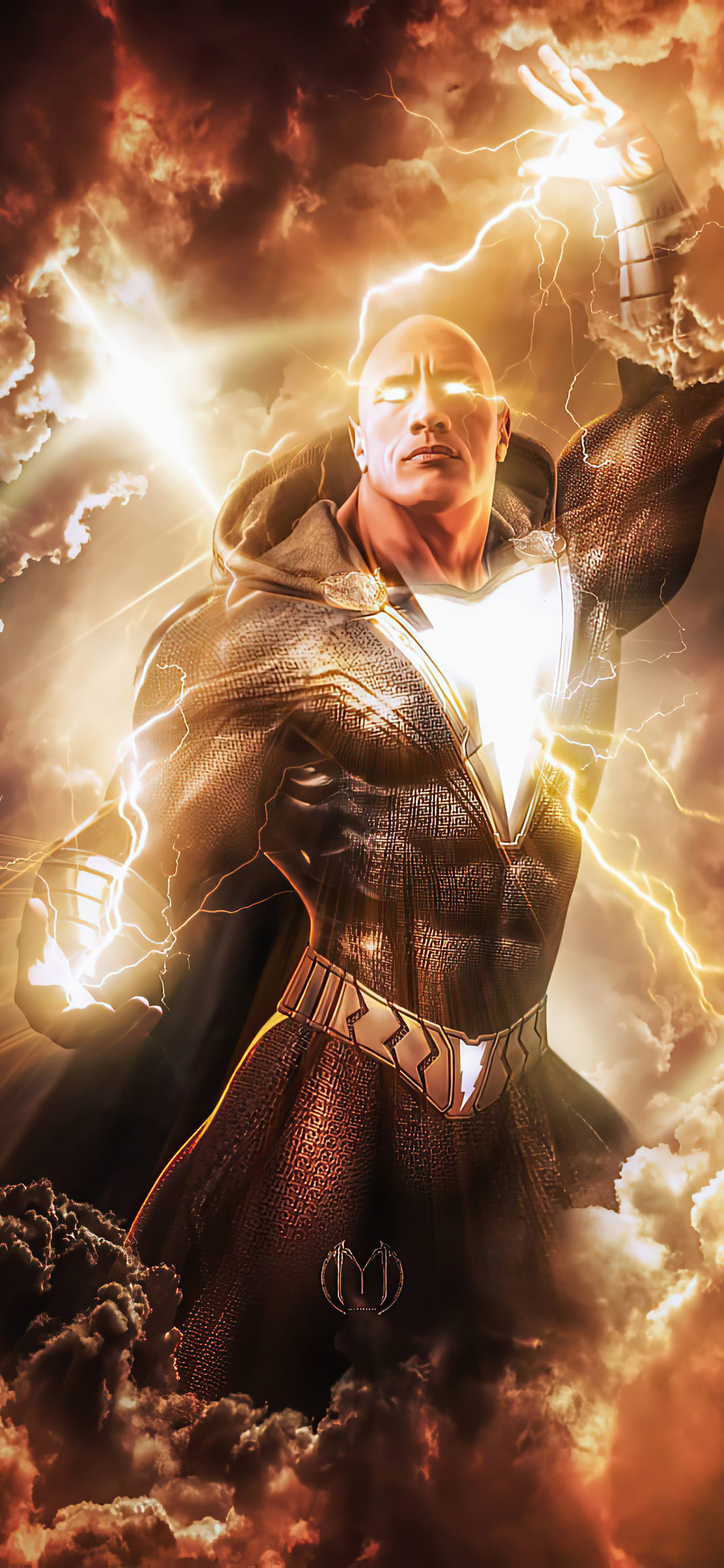 Black Adam, Best quality wallpaper, Downloadable image, Striking visuals, 1080x2340 HD Phone