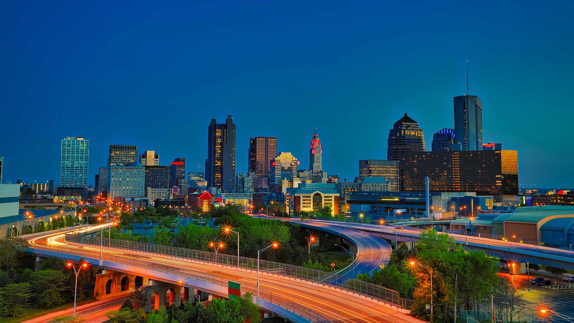 Billboards in Columbus, Outdoor advertising, Columbus OH, Ohio travels, 1920x1080 Full HD Desktop