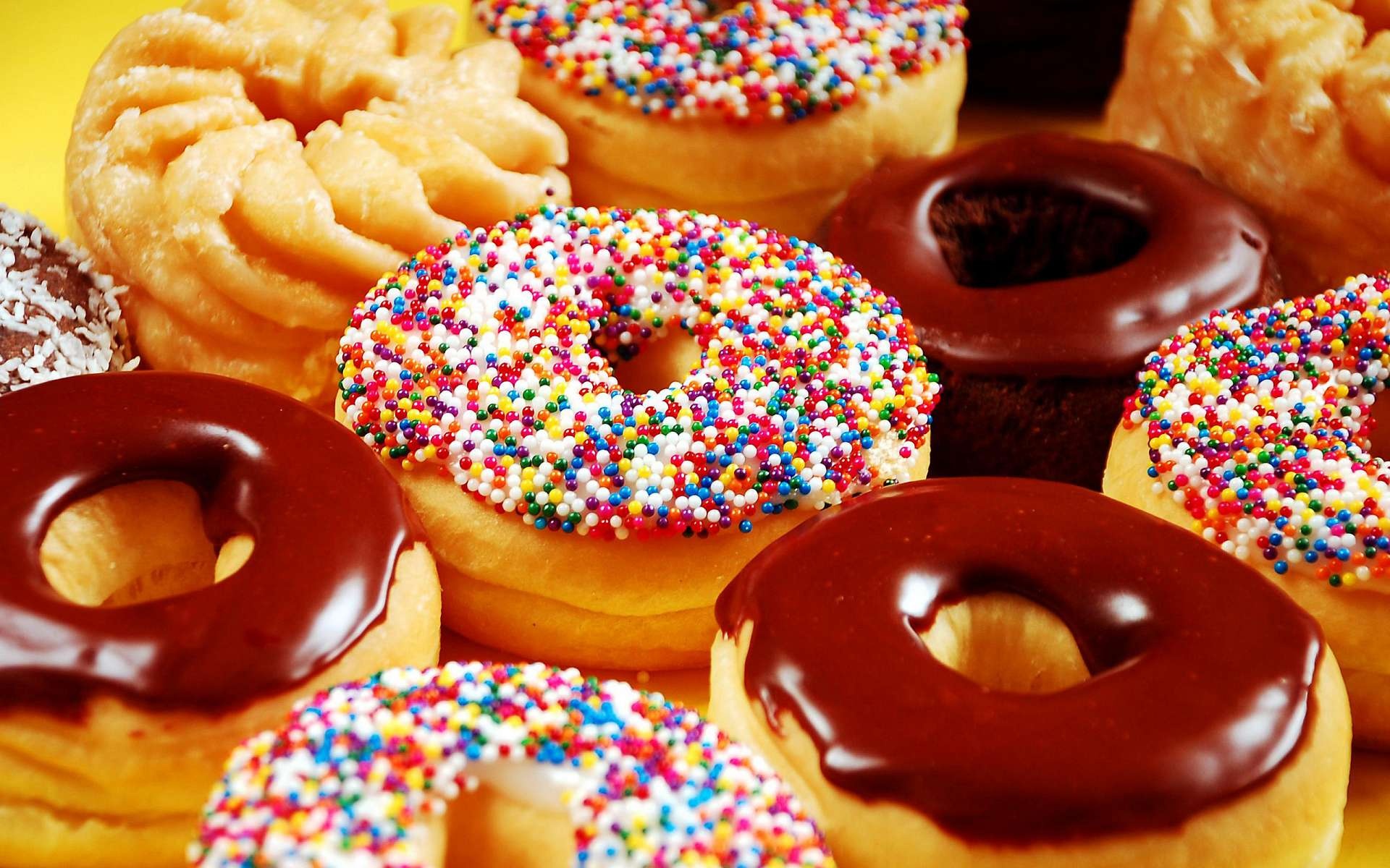 Doughnut wallpaper, HD background, Tempting image, Sweet indulgence, 1920x1200 HD Desktop