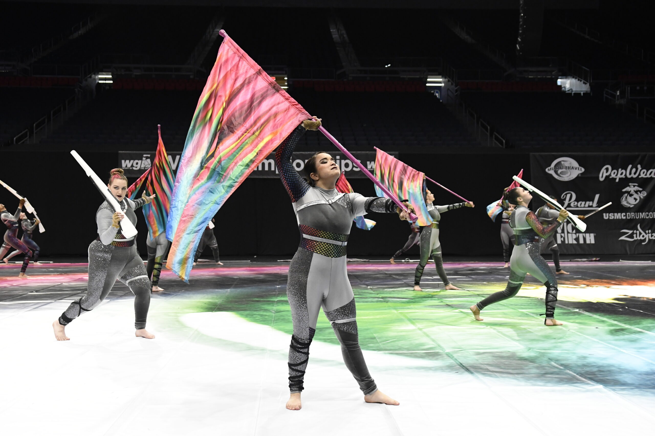 Origins Open, Color Guard (Flag Spinning) Wallpaper, 2560x1710 HD Desktop