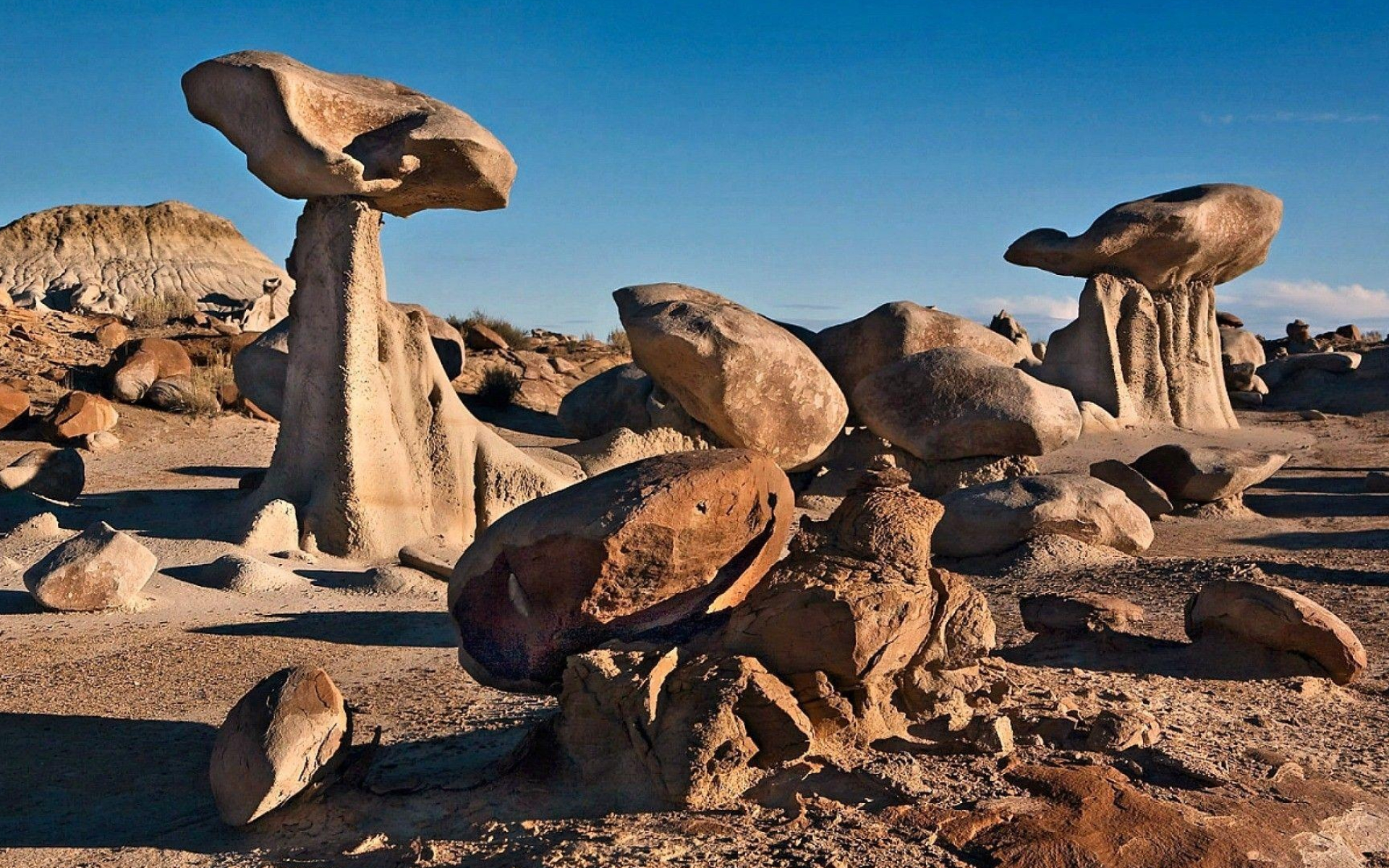 Bisti Badlands, New Mexico, Unearthly scapes, Times Independent, 1920x1200 HD Desktop