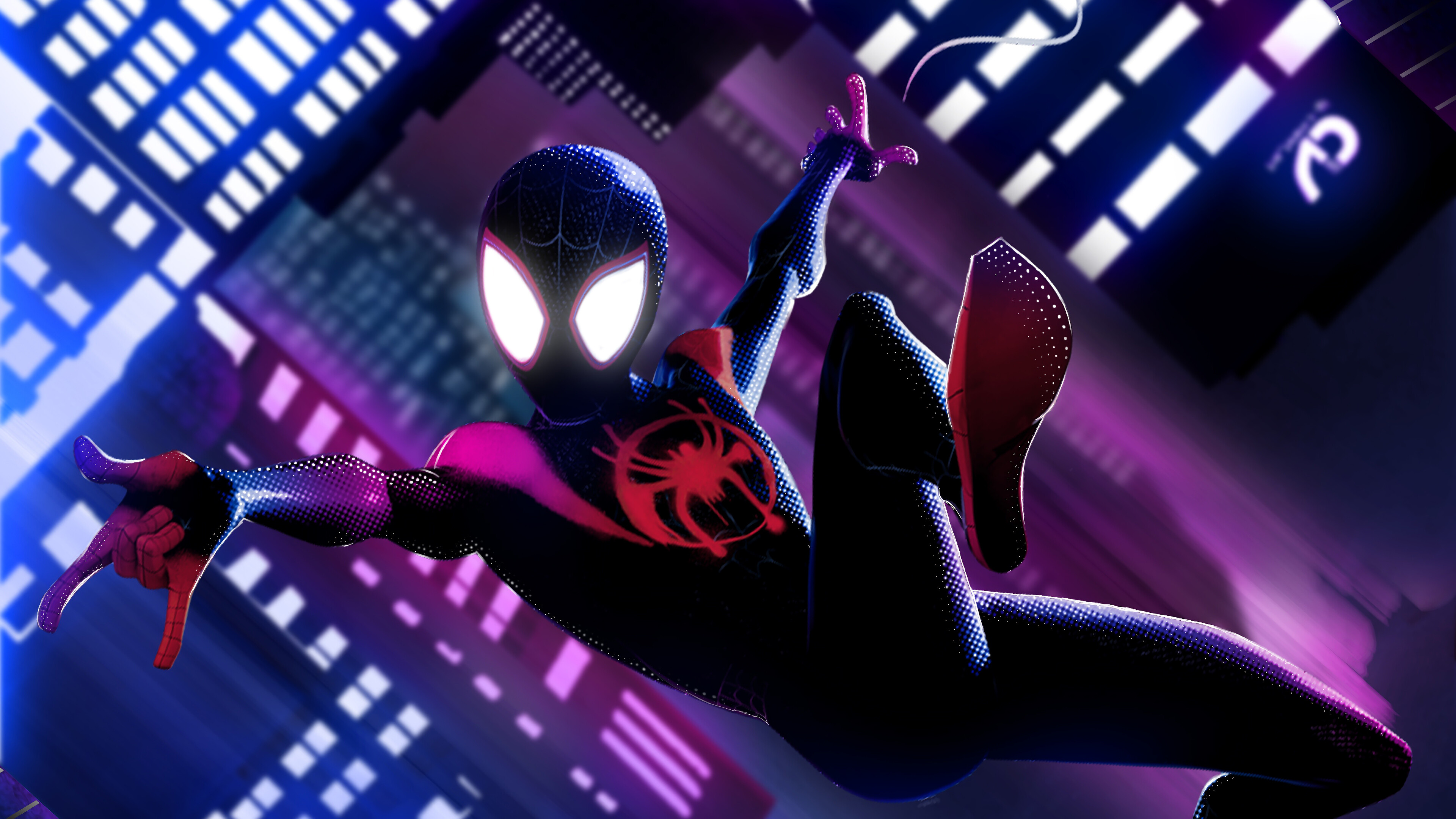 Miles Morales, Spider-Man: Into the Spider-Verse Wallpaper, 3840x2160 4K Desktop