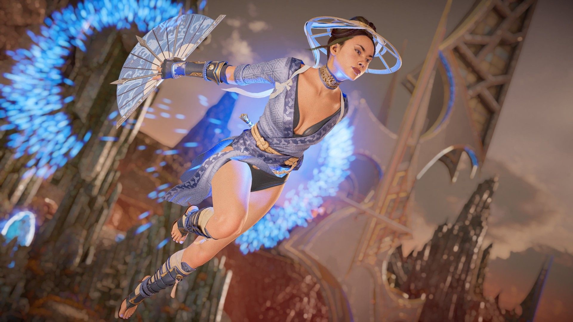 Princess, Mortal Kombat characters, Kitana, Art, 1920x1080 Full HD Desktop