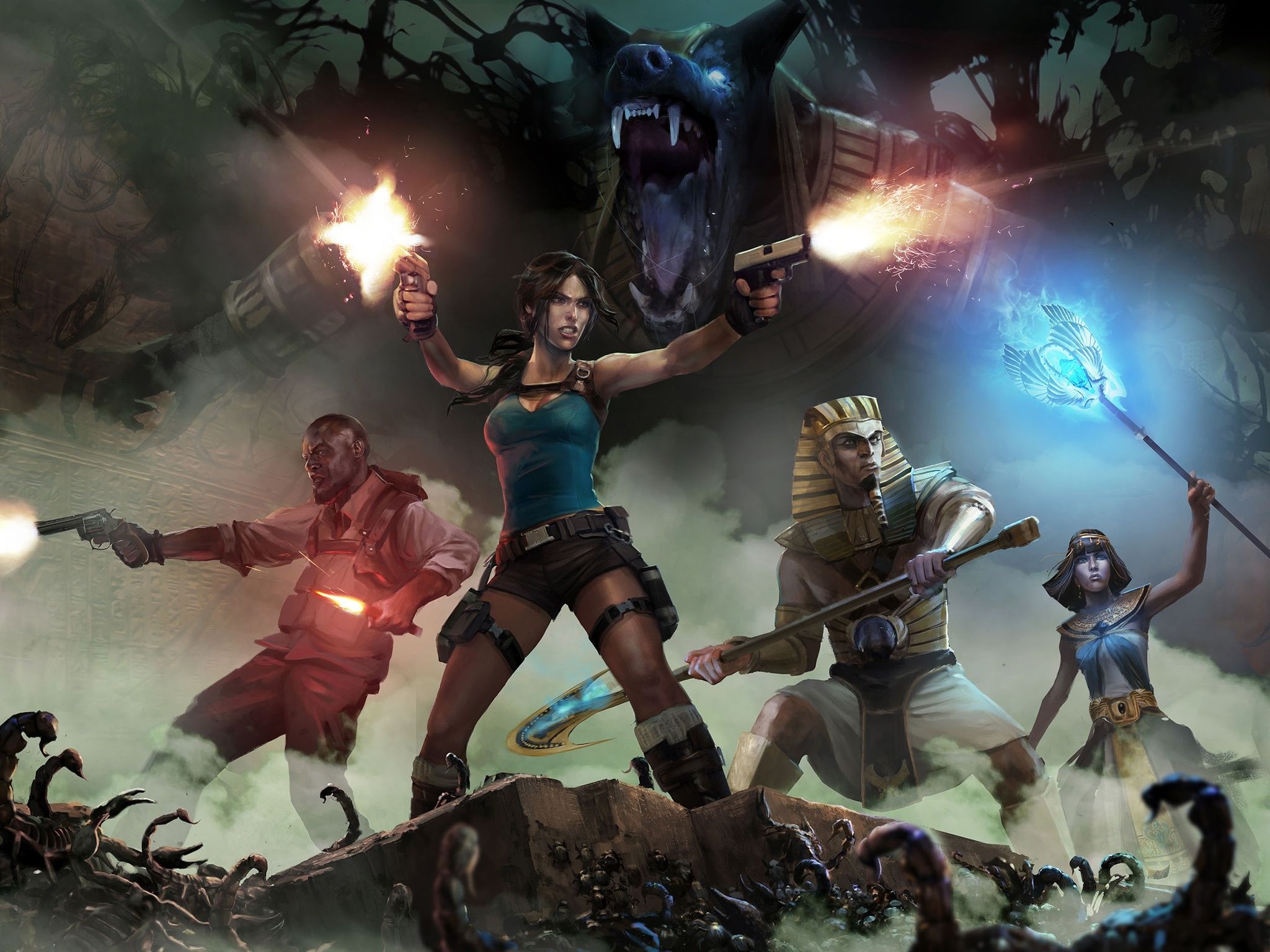 Lara Croft and the Temple of Osiris, Tomb Raider Wallpaper, 2050x1540 HD Desktop
