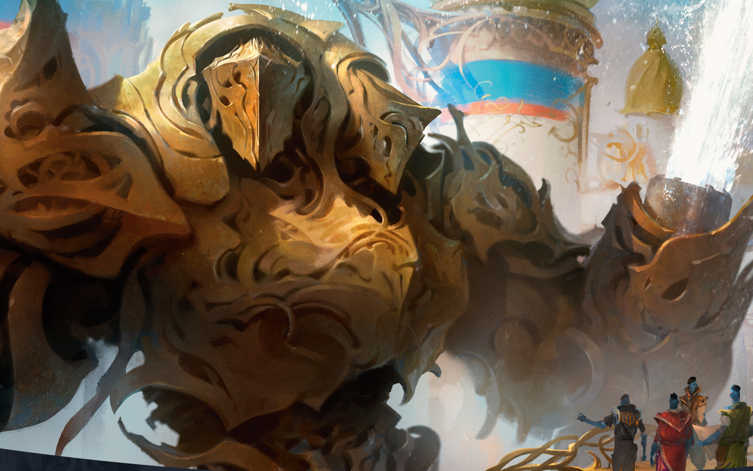 Magic: The Gathering, Torrential Gearhulk, Gaming wallpapers, Fan art, 2560x1600 HD Desktop