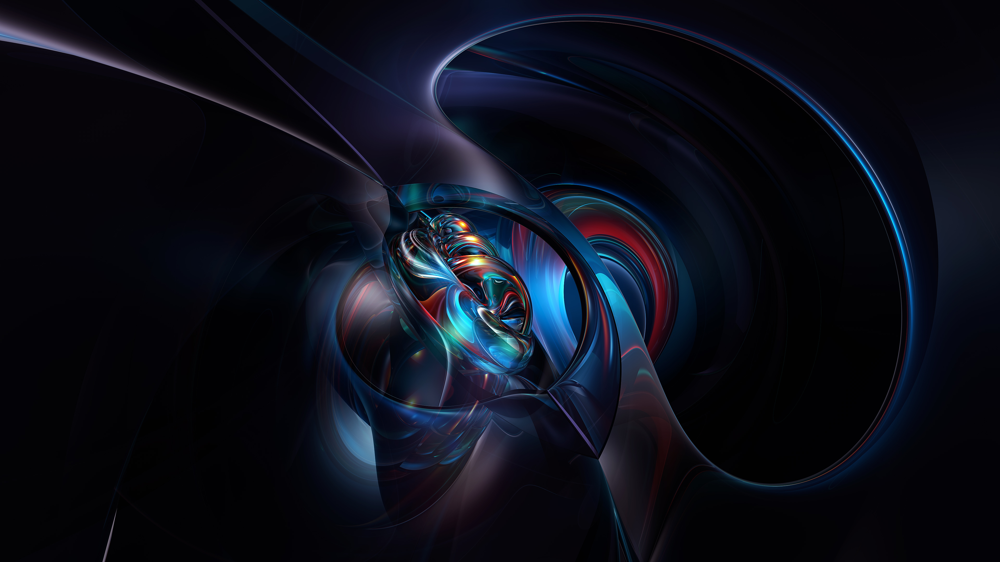 Bauble abstract graphics, Nexus backgrounds, High definition, Vibrant colors, 3840x2160 4K Desktop