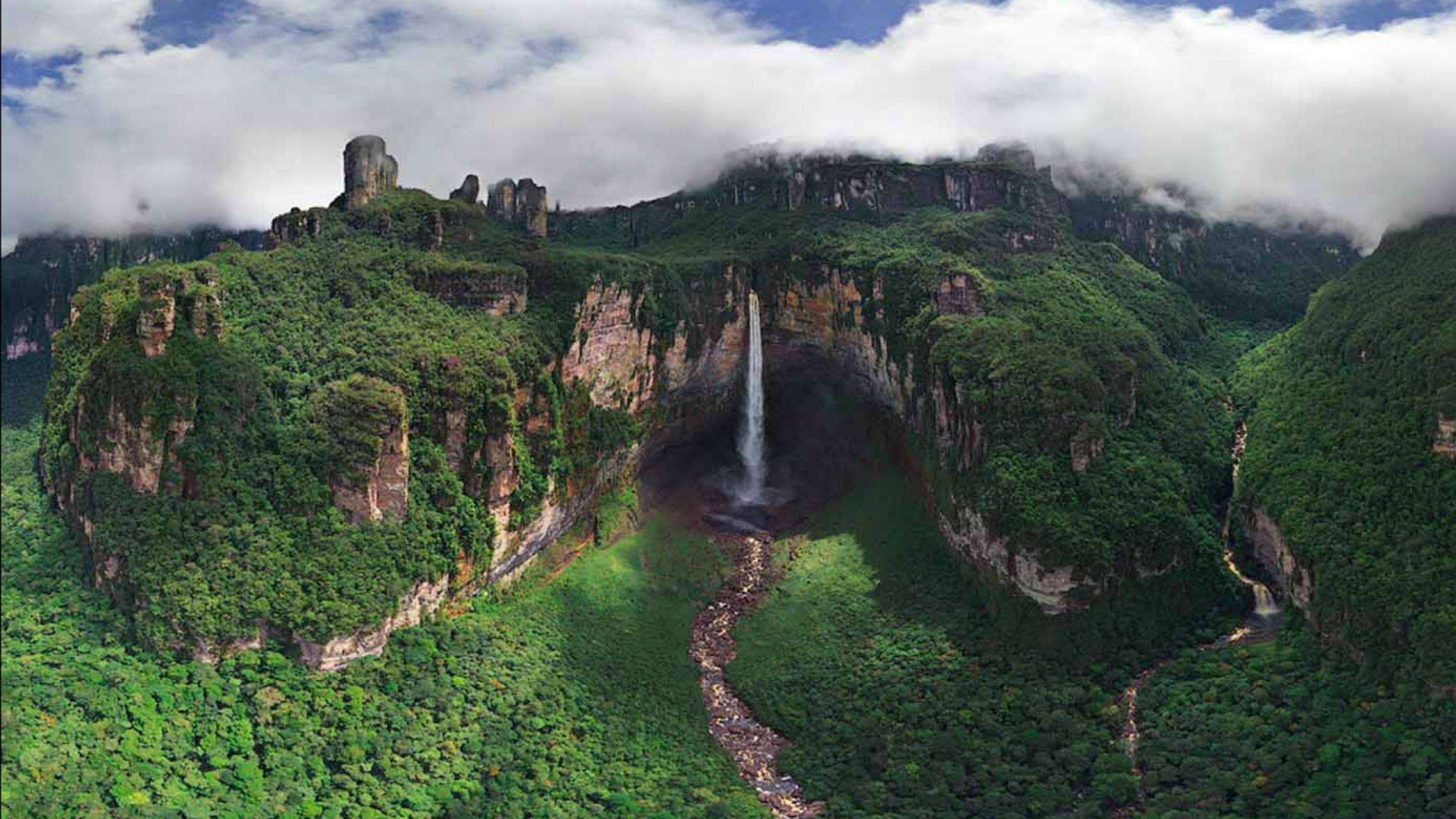 Canaima National Park, Angel falls, Top free backgrounds, Travels, 2560x1440 HD Desktop