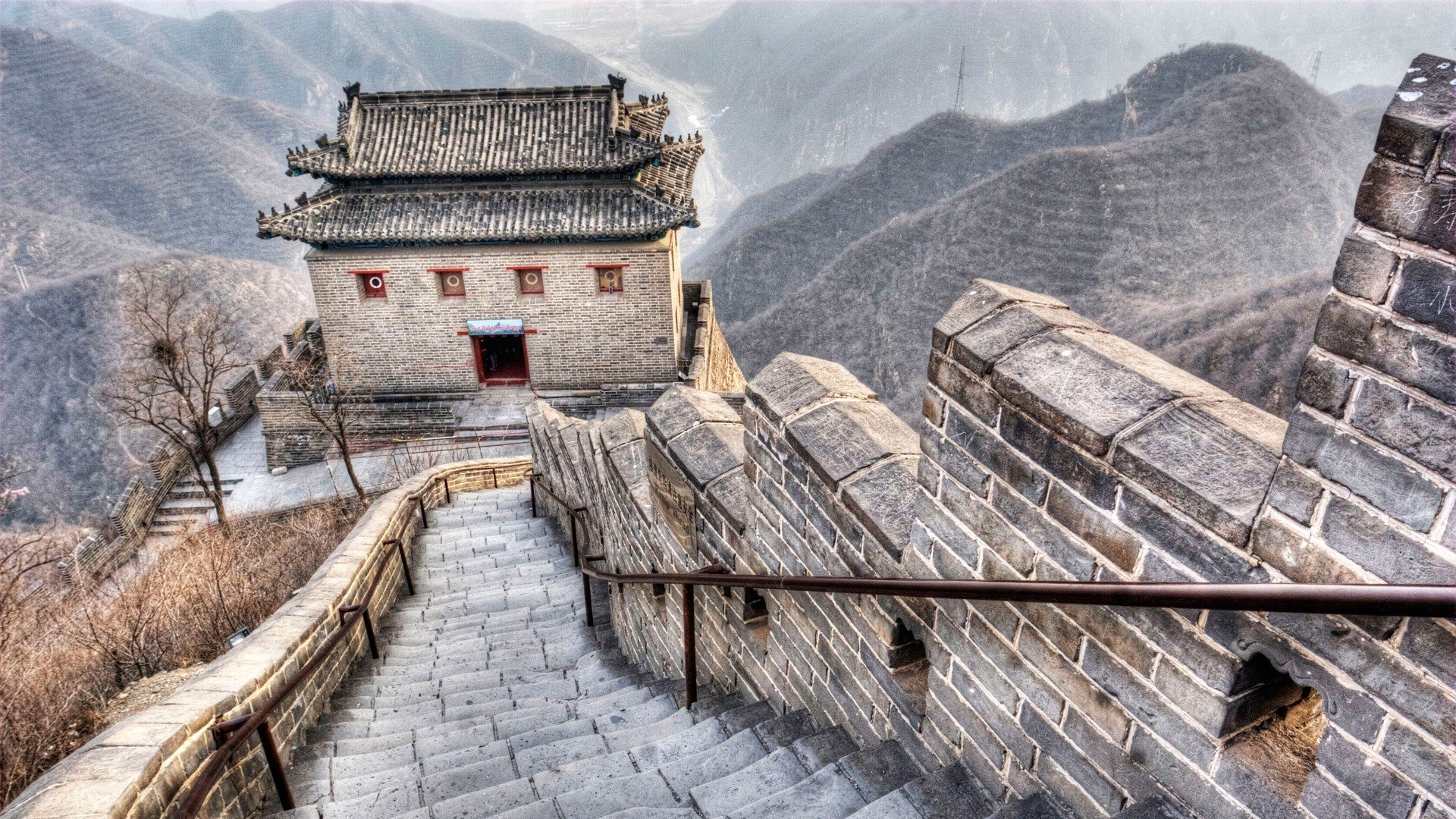 Ancient wonder, Majestic structure, Chinese history, Iconic landmark, 1920x1080 Full HD Desktop